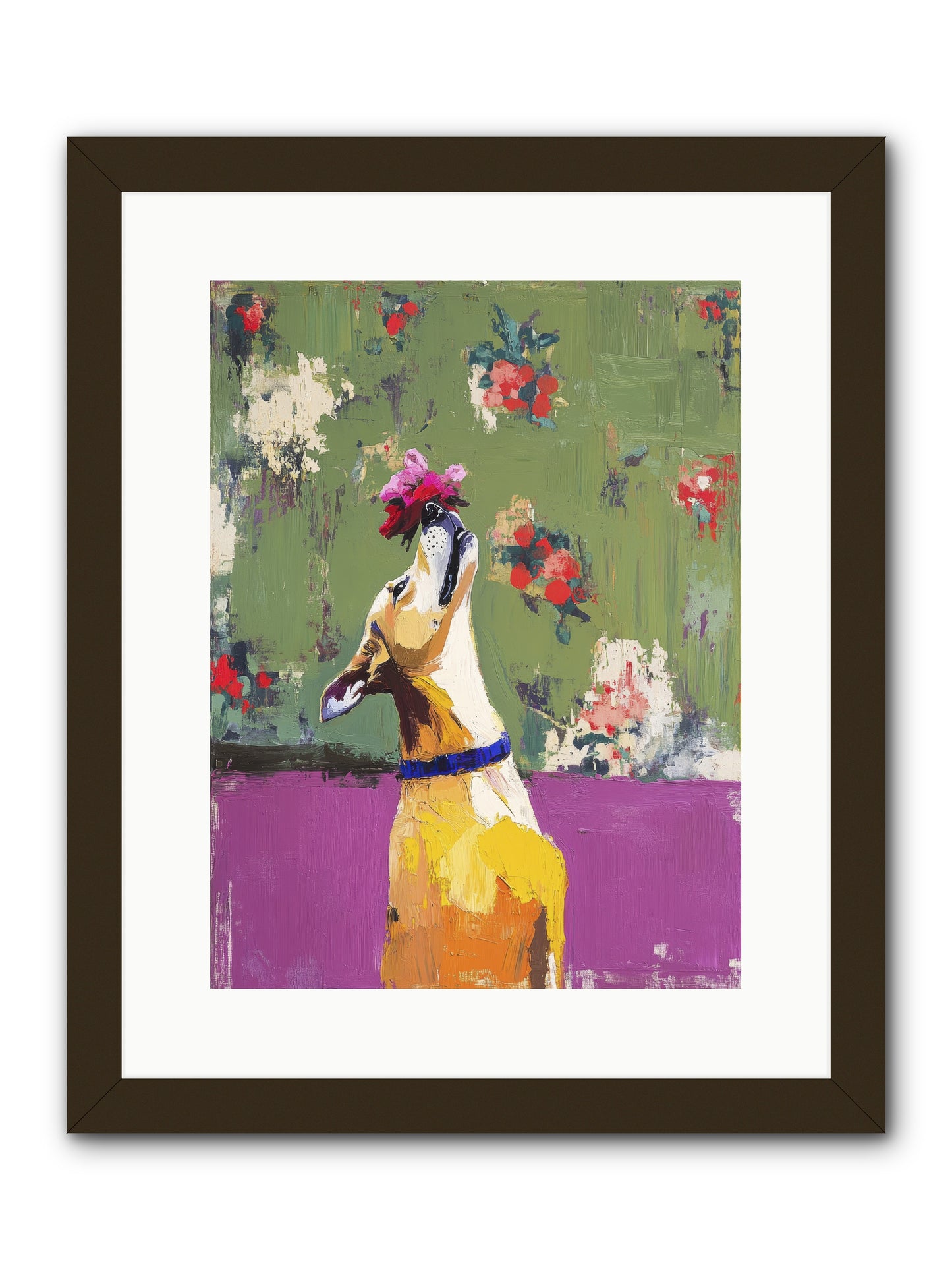 Petal Companion -- Framed Print - Black 12x16