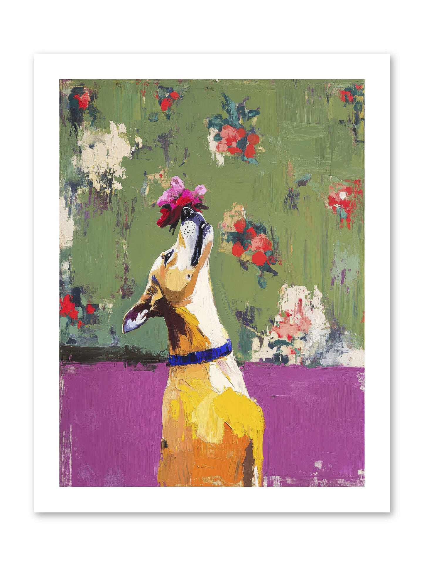 Petal Companion -- Loose Canvas Print 12x16