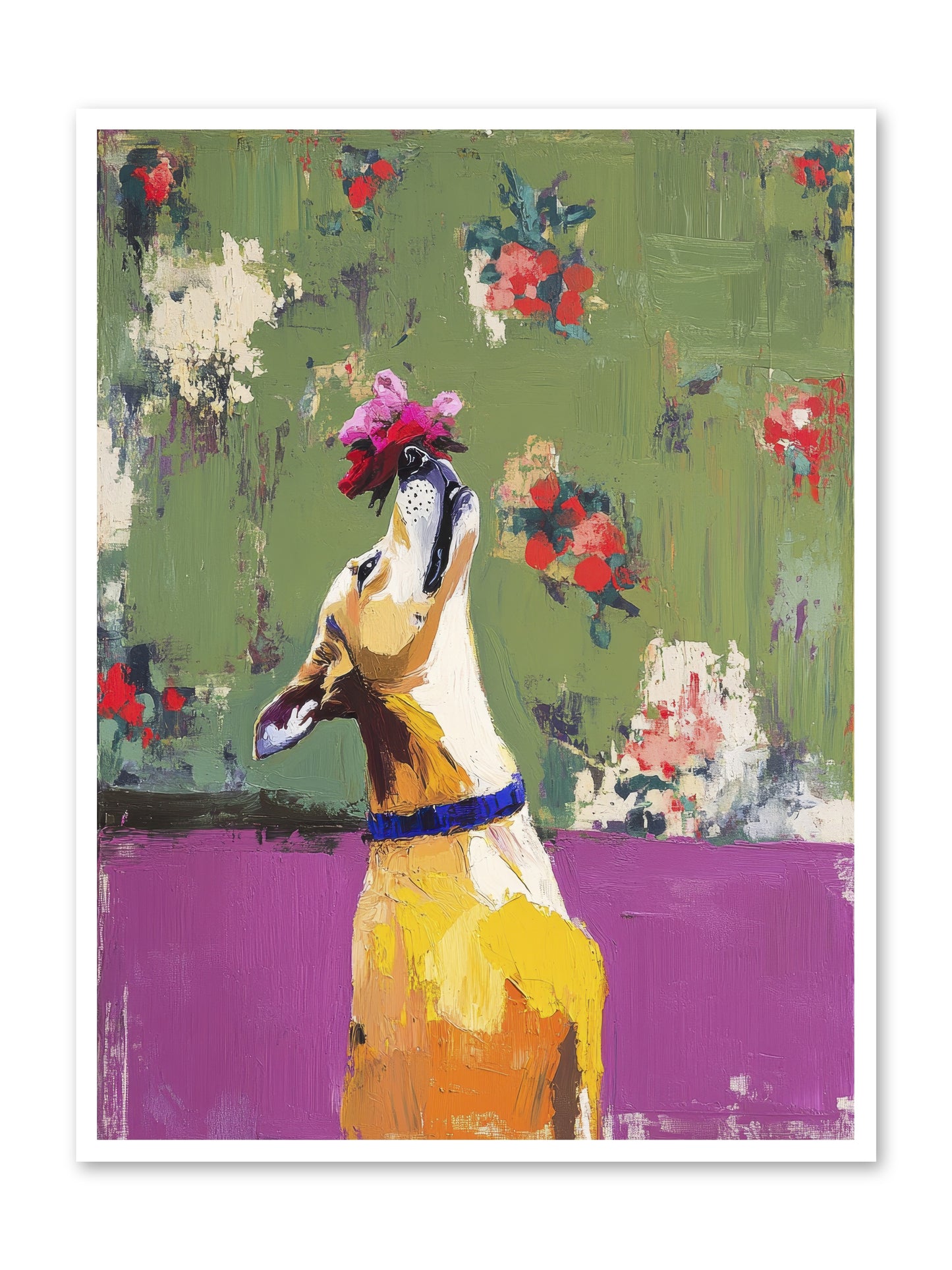 Petal Companion -- Loose Canvas Print 36x48