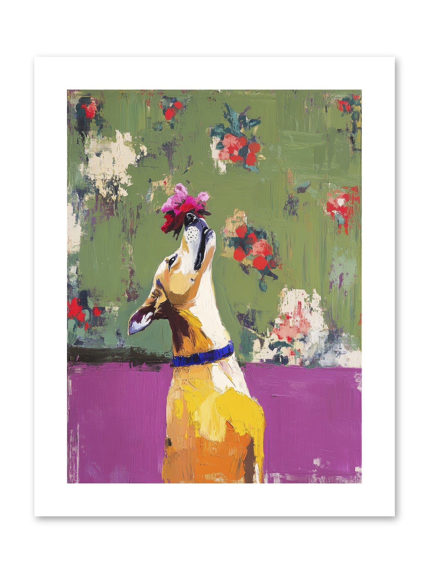 Petal Companion -- Loose Canvas Print 9x12