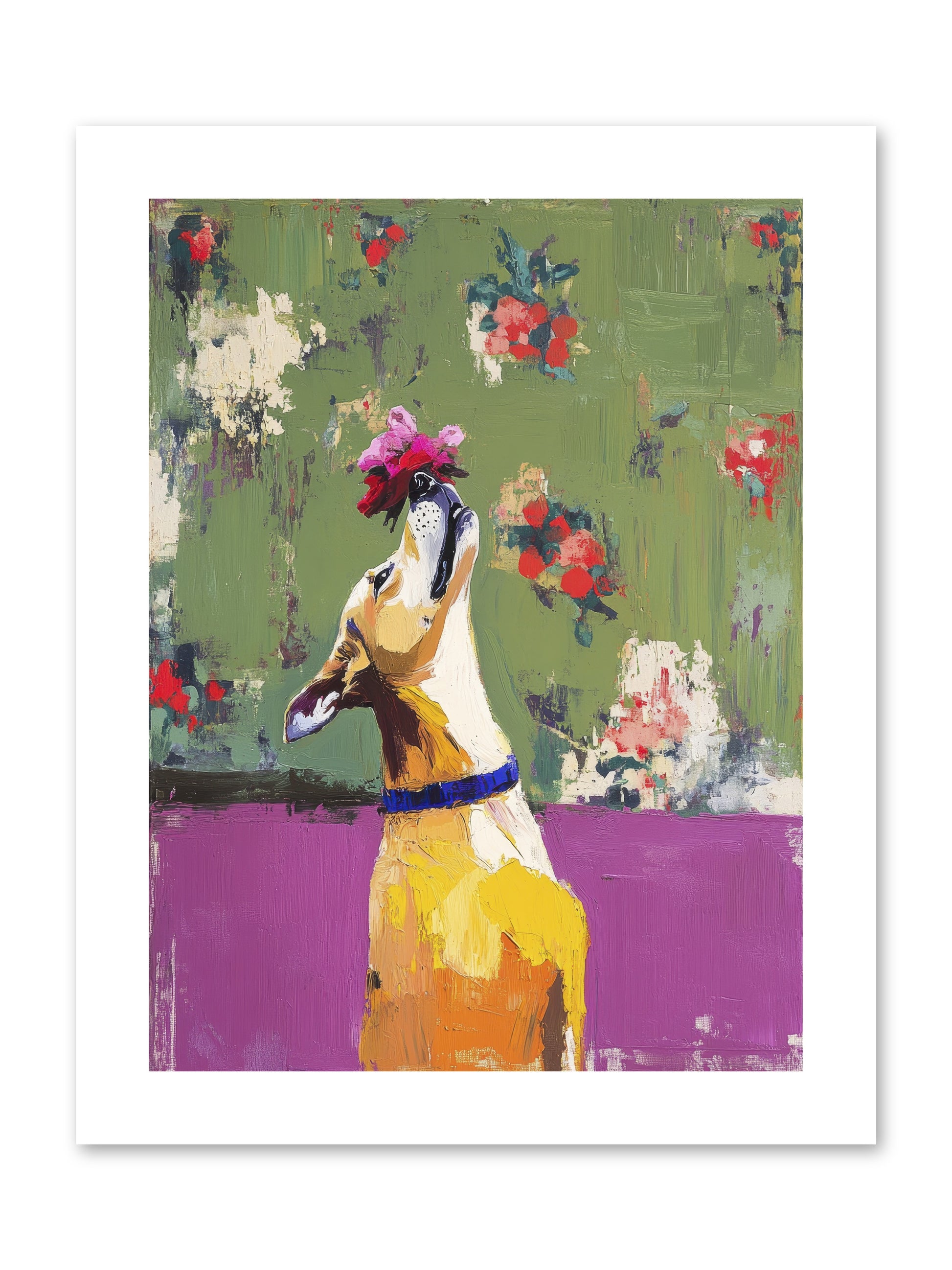 Petal Companion -- Paper Print 9x12
