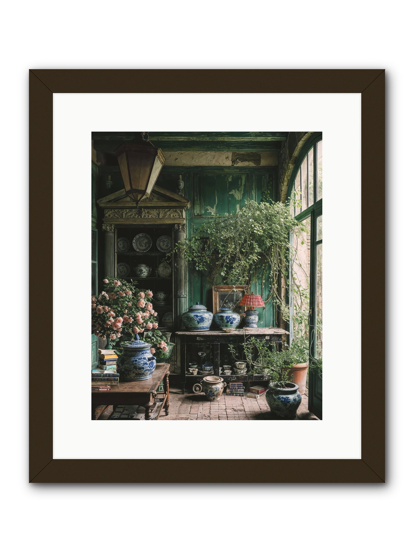 Petal Dance -- Framed Print - Black 12x15