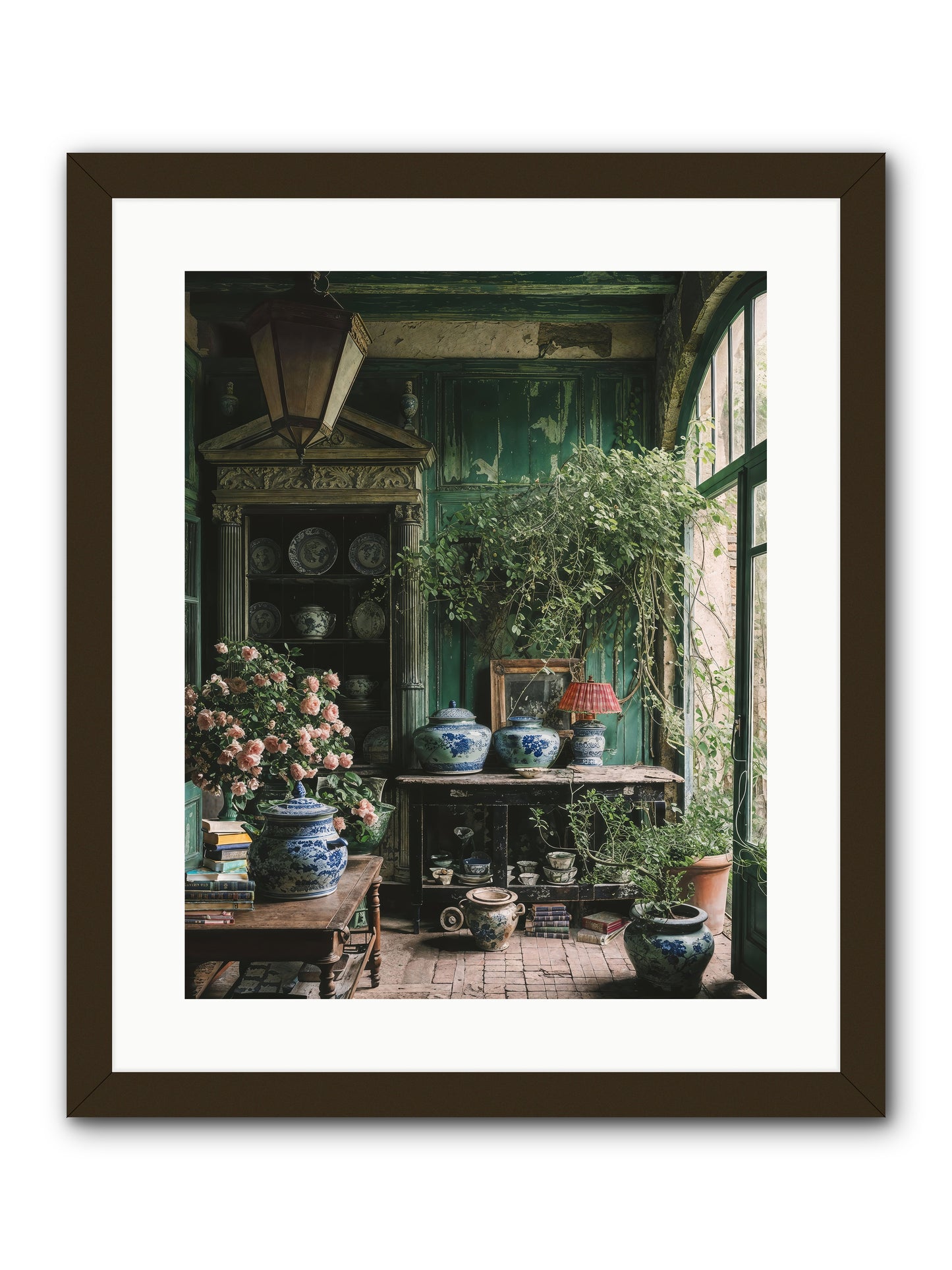 Petal Dance -- Framed Print - Black 16x20