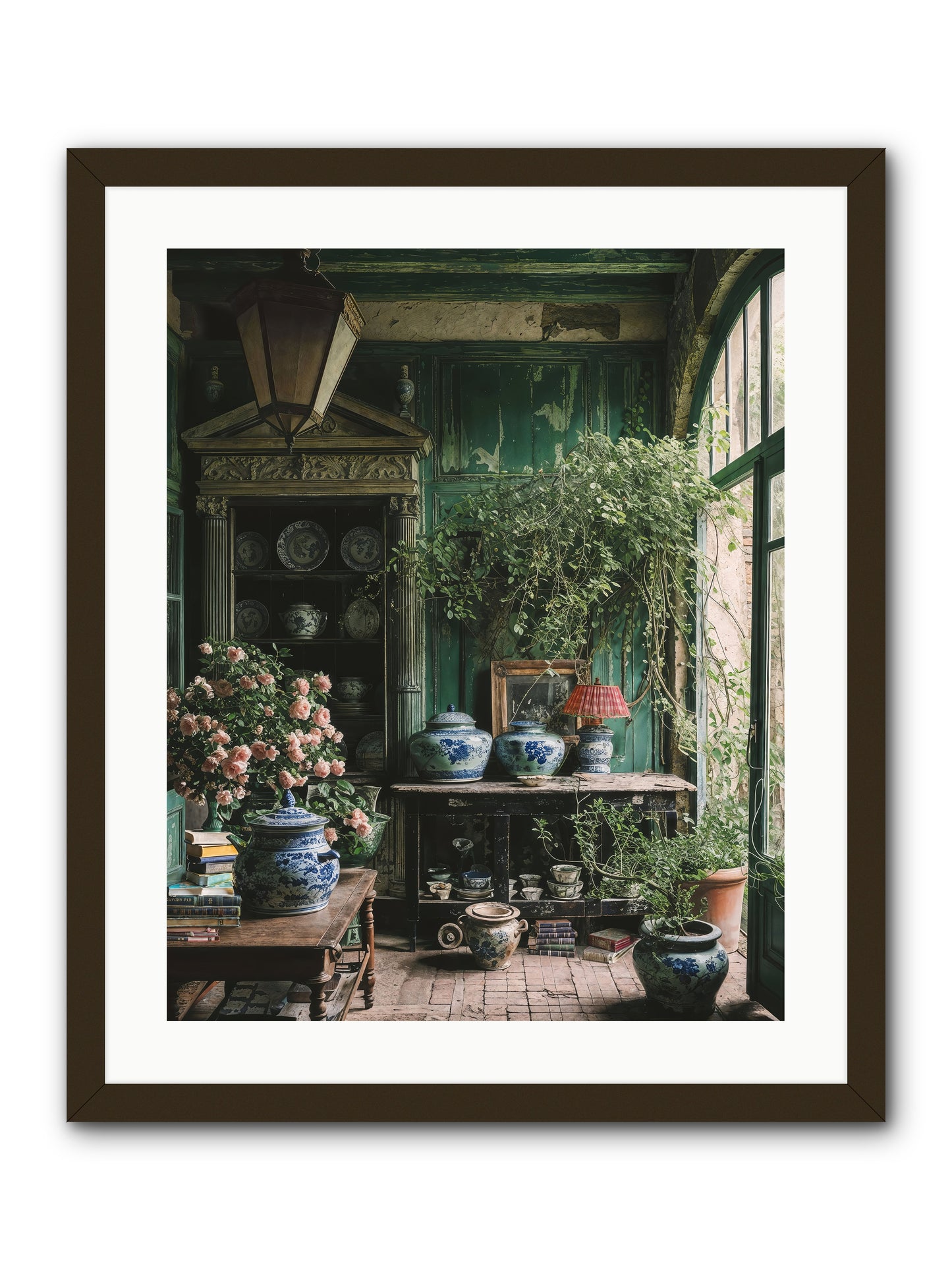 Petal Dance -- Framed Print - Black 20x25