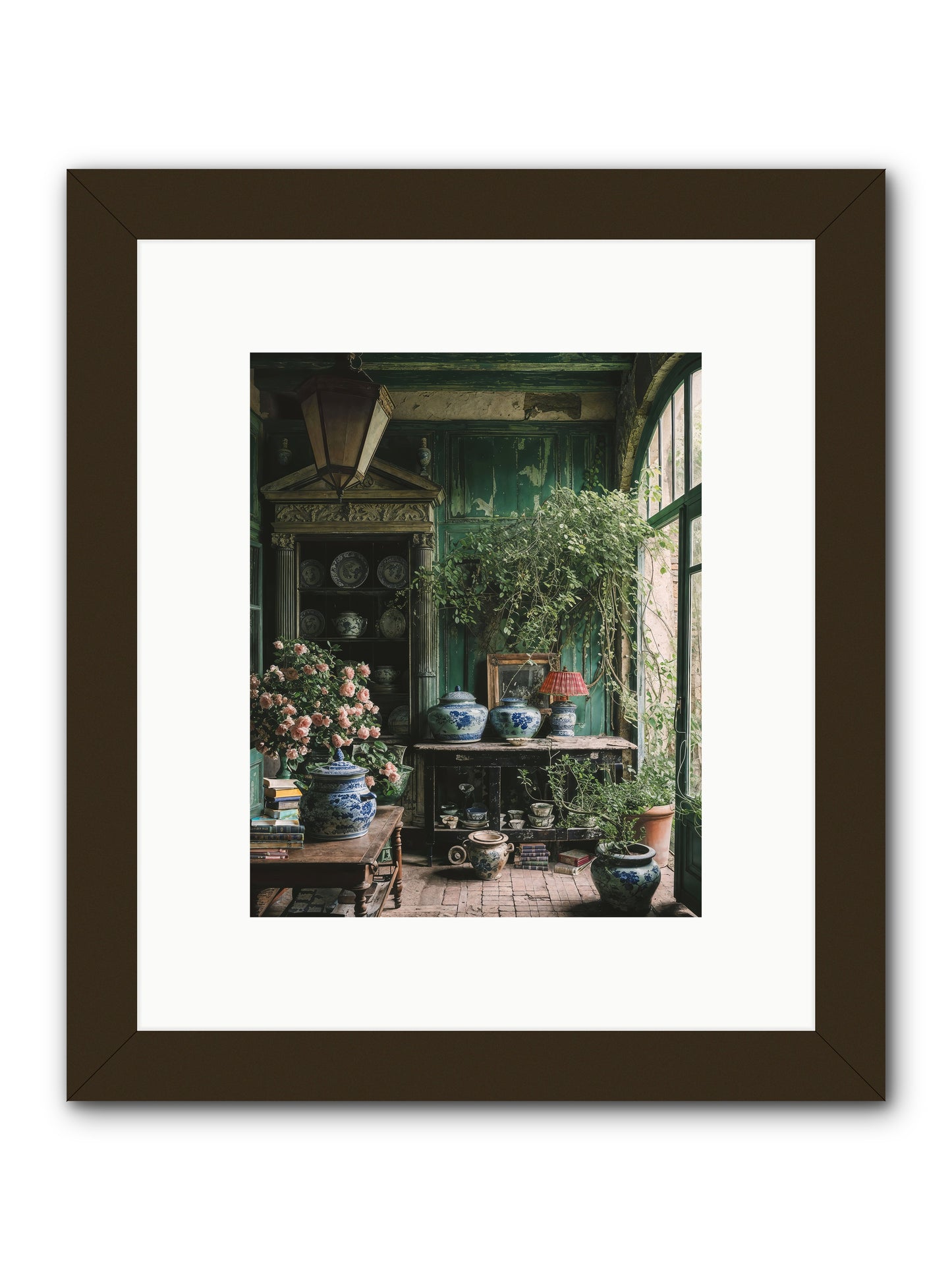 Petal Dance -- Framed Print - Black 8x10