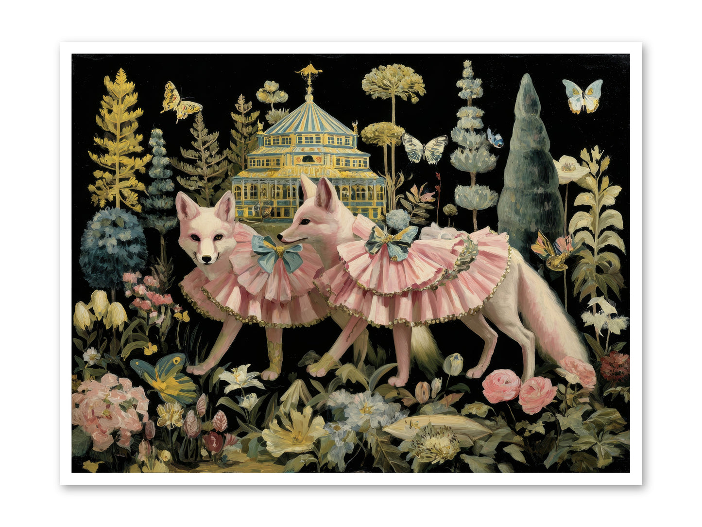 Petal Drift -- Loose Canvas Print 48x36