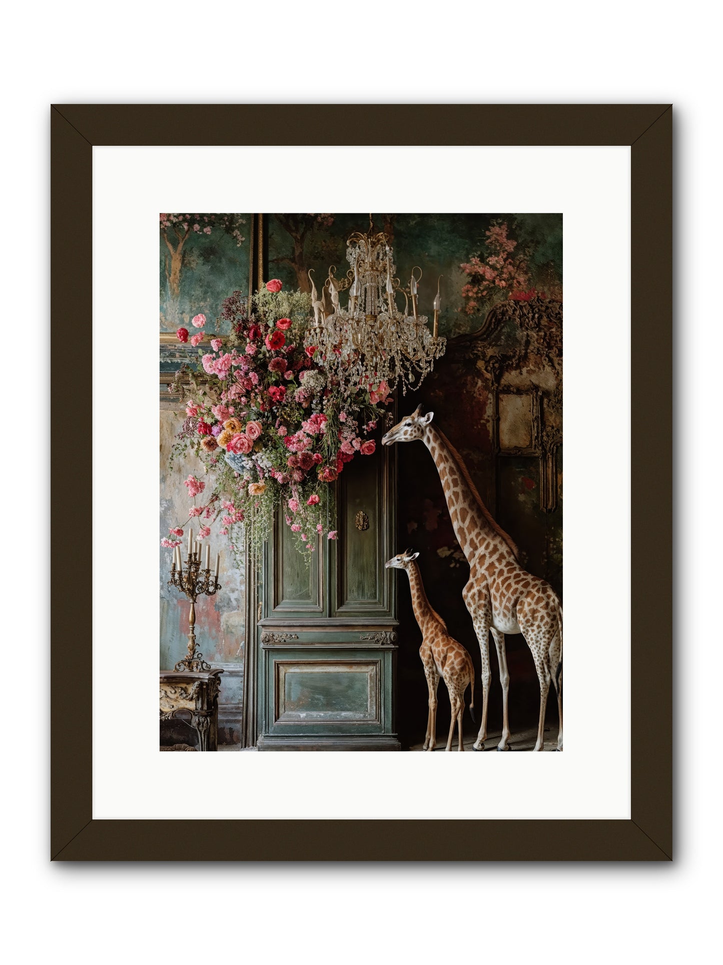 Petal Epicureans -- Framed Print - Black 12x16