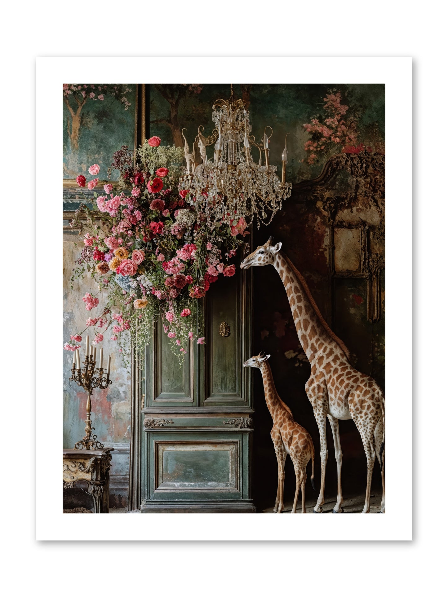 Petal Epicureans -- Paper Print 12x16