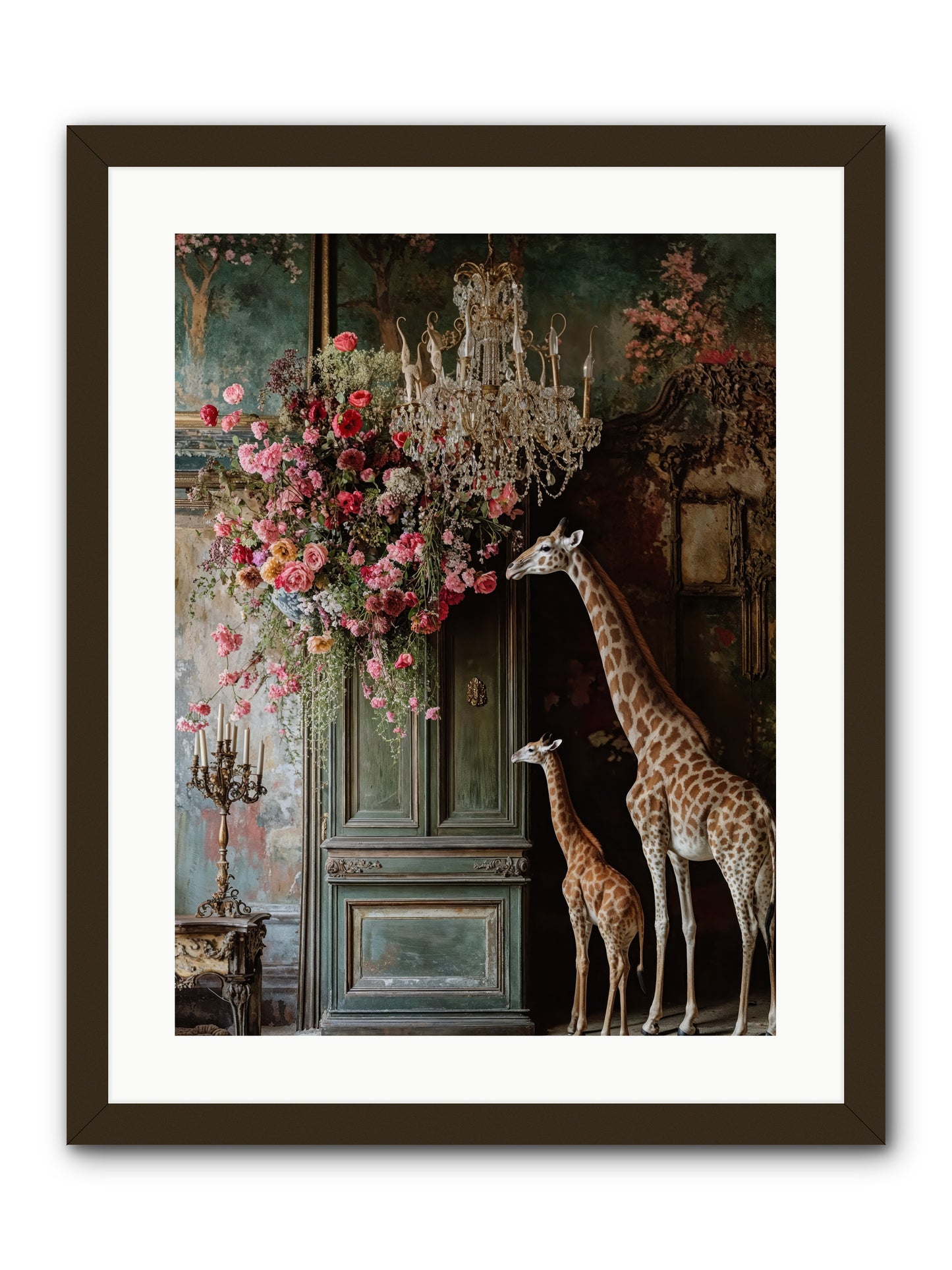 Petal Epicureans -- Framed Print - Black 18x24