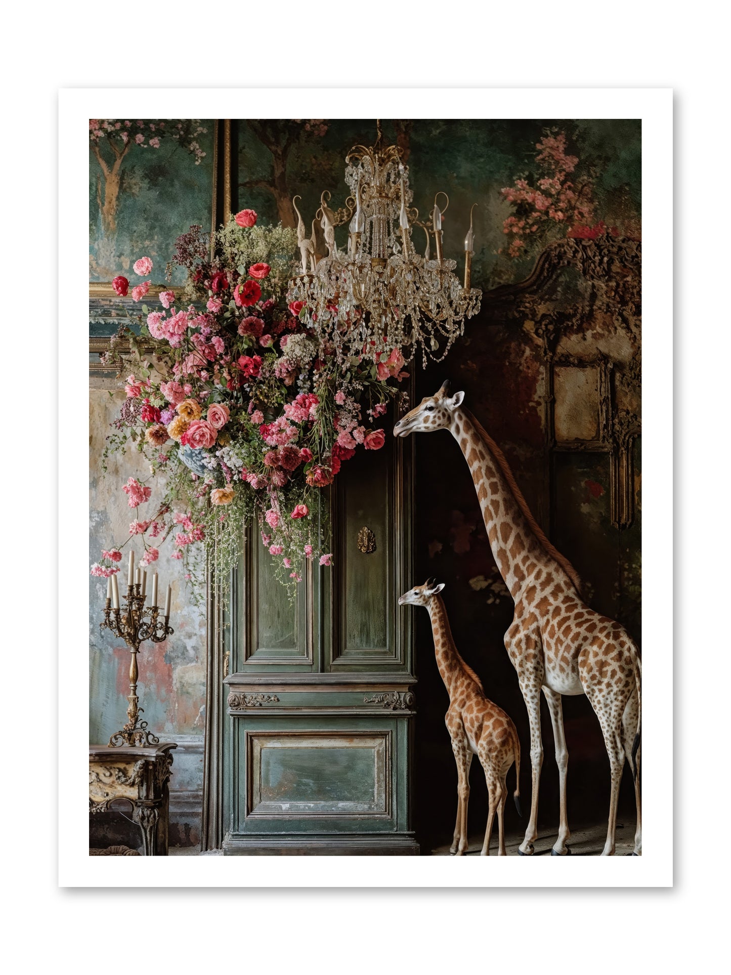 Petal Epicureans -- Loose Canvas Print 18x24