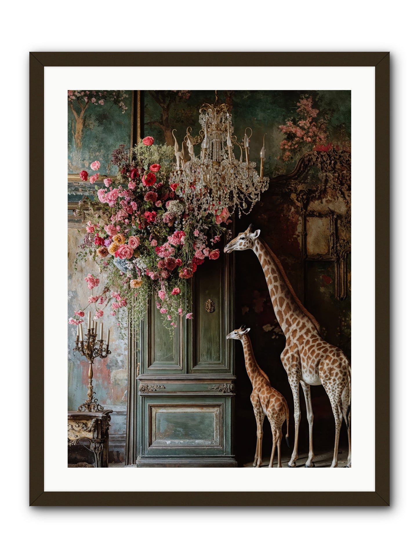 Petal Epicureans -- Framed Print - Black 24x32