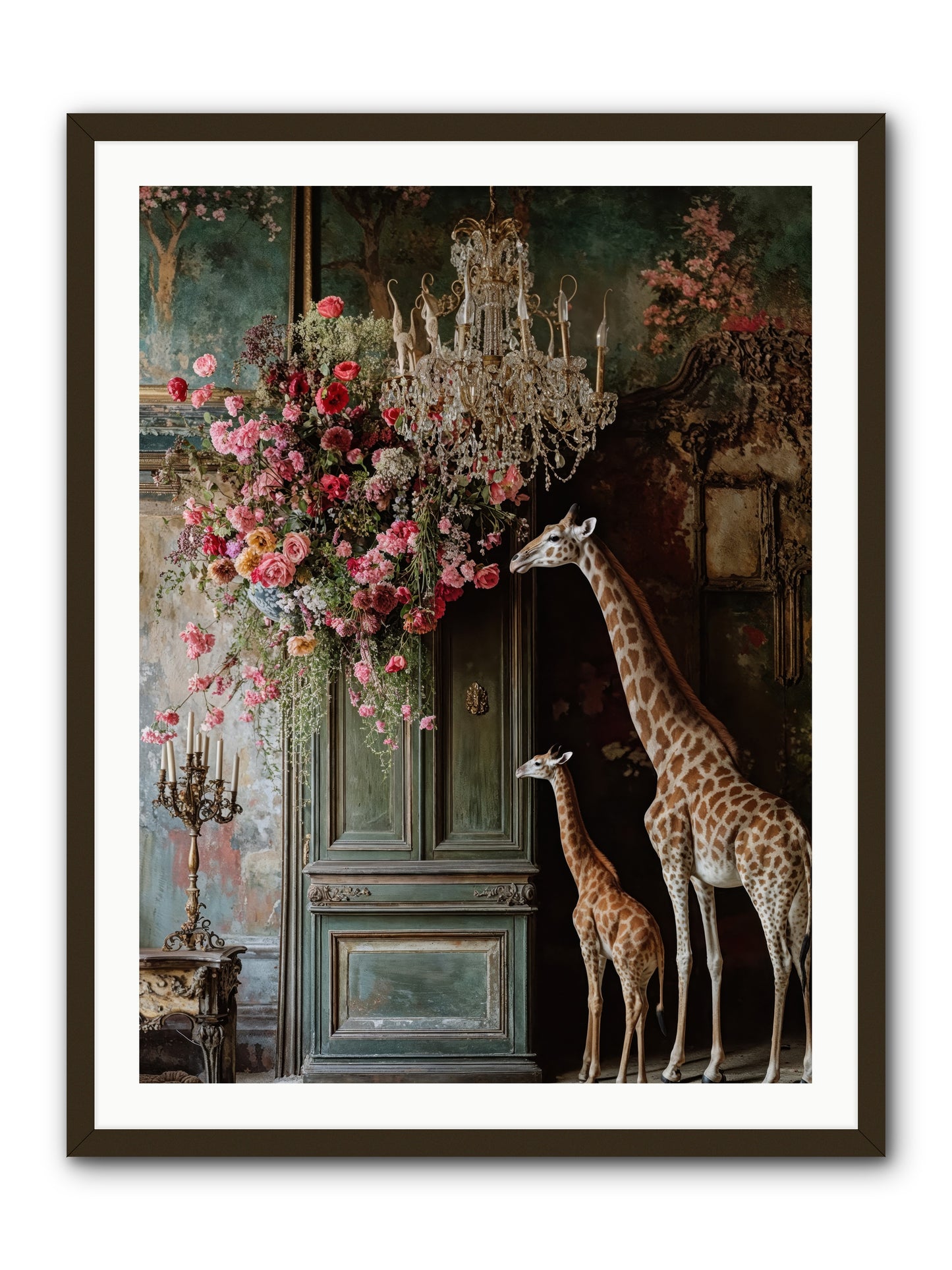 Petal Epicureans -- Framed Print - Black 30x40