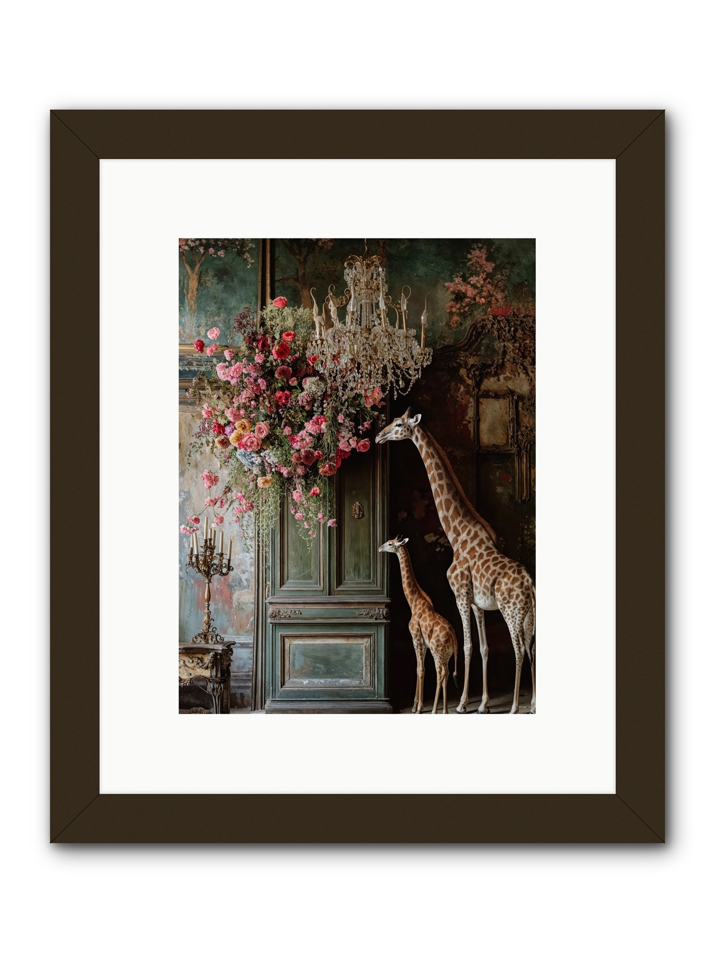 Petal Epicureans -- Framed Print - Black 9x12