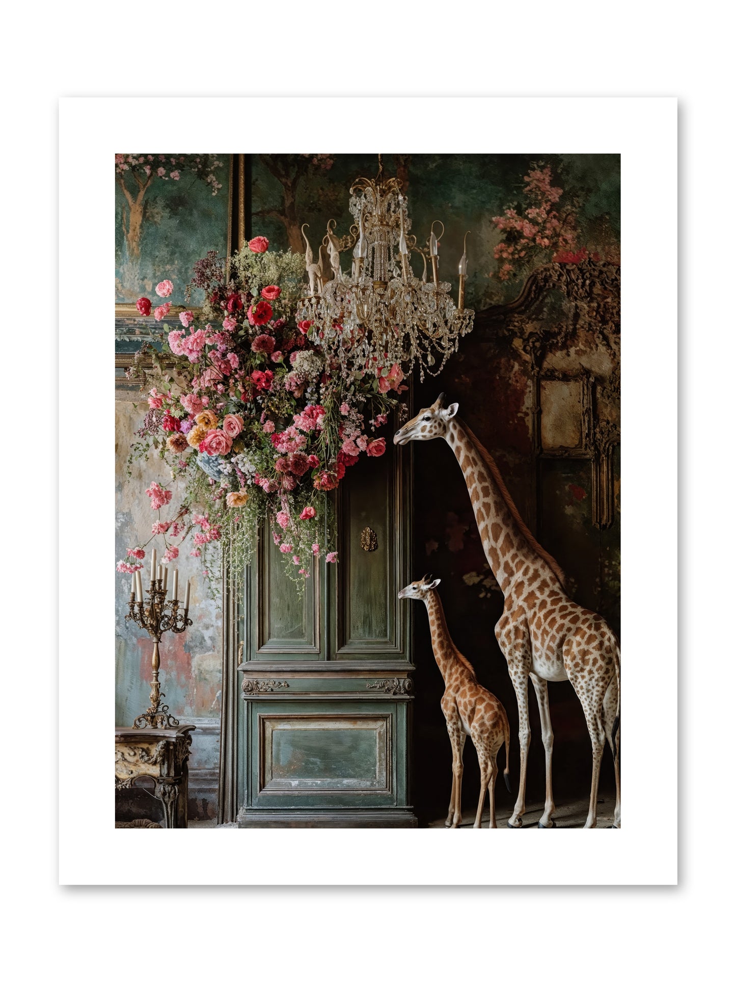 Petal Epicureans -- Loose Canvas Print 9x12