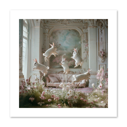 Petal Pirouette -- Paper Print 10x10