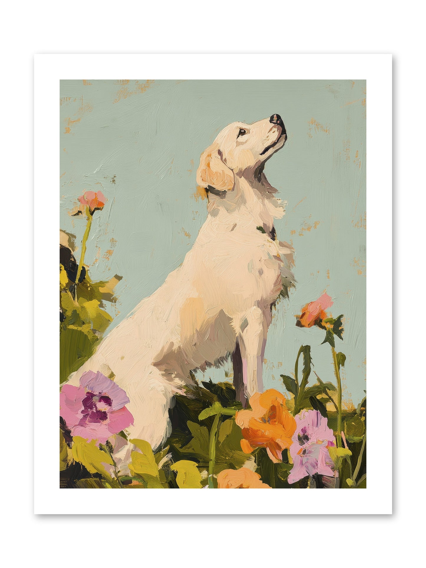 Petal Promenade -- Loose Canvas Print 12x16
