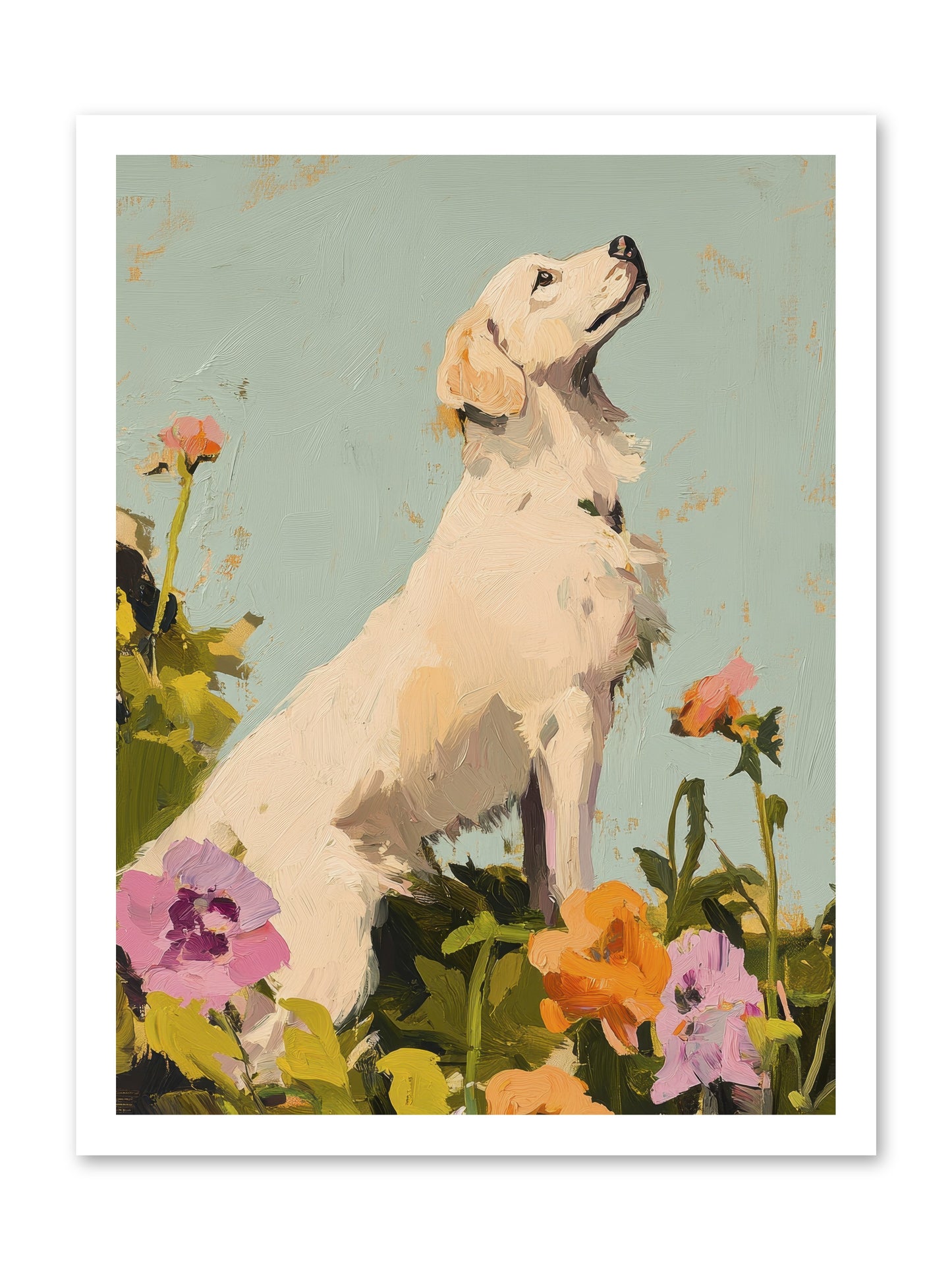 Petal Promenade -- Loose Canvas Print 18x24