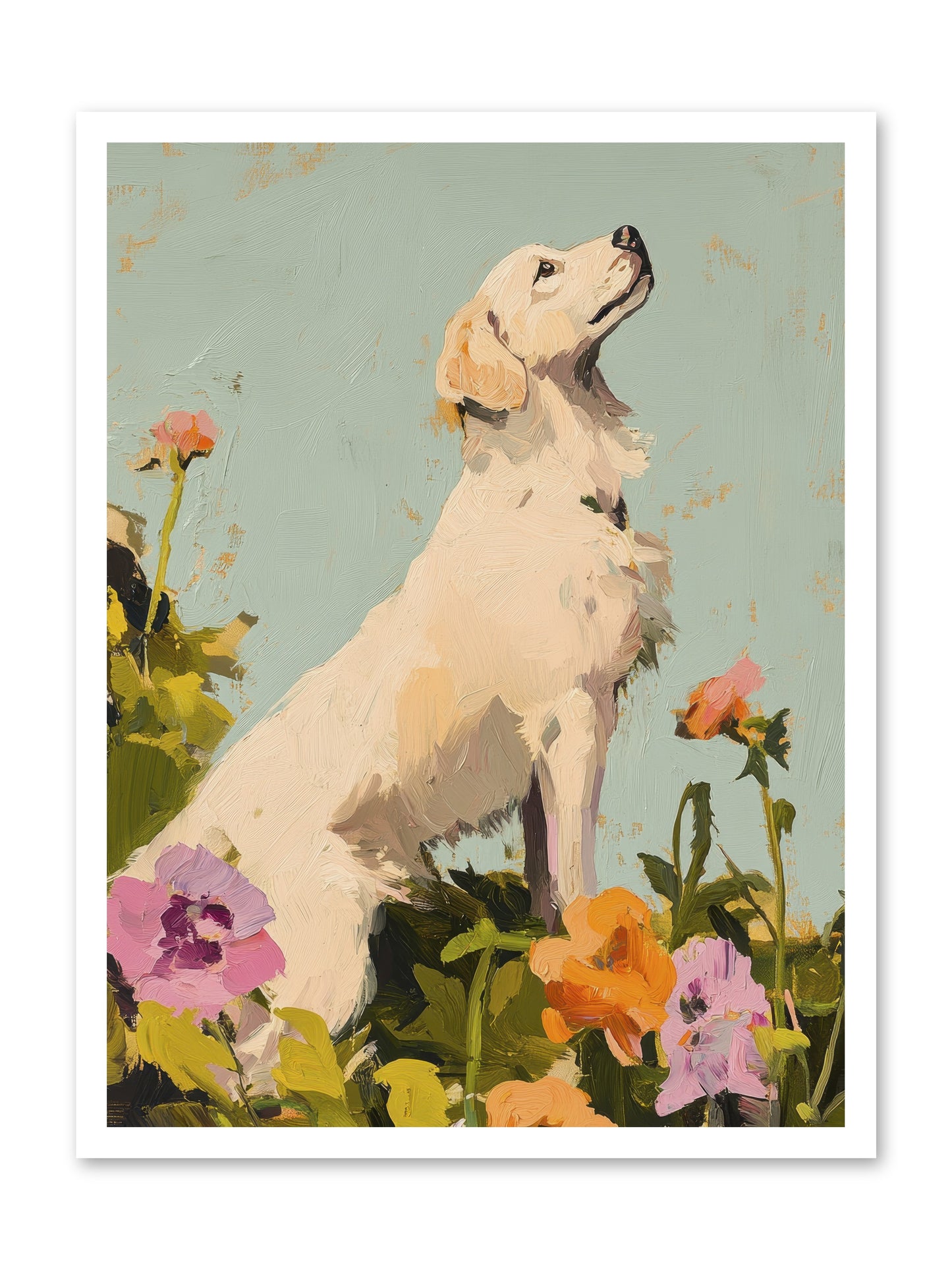 Petal Promenade -- Loose Canvas Print 24x32