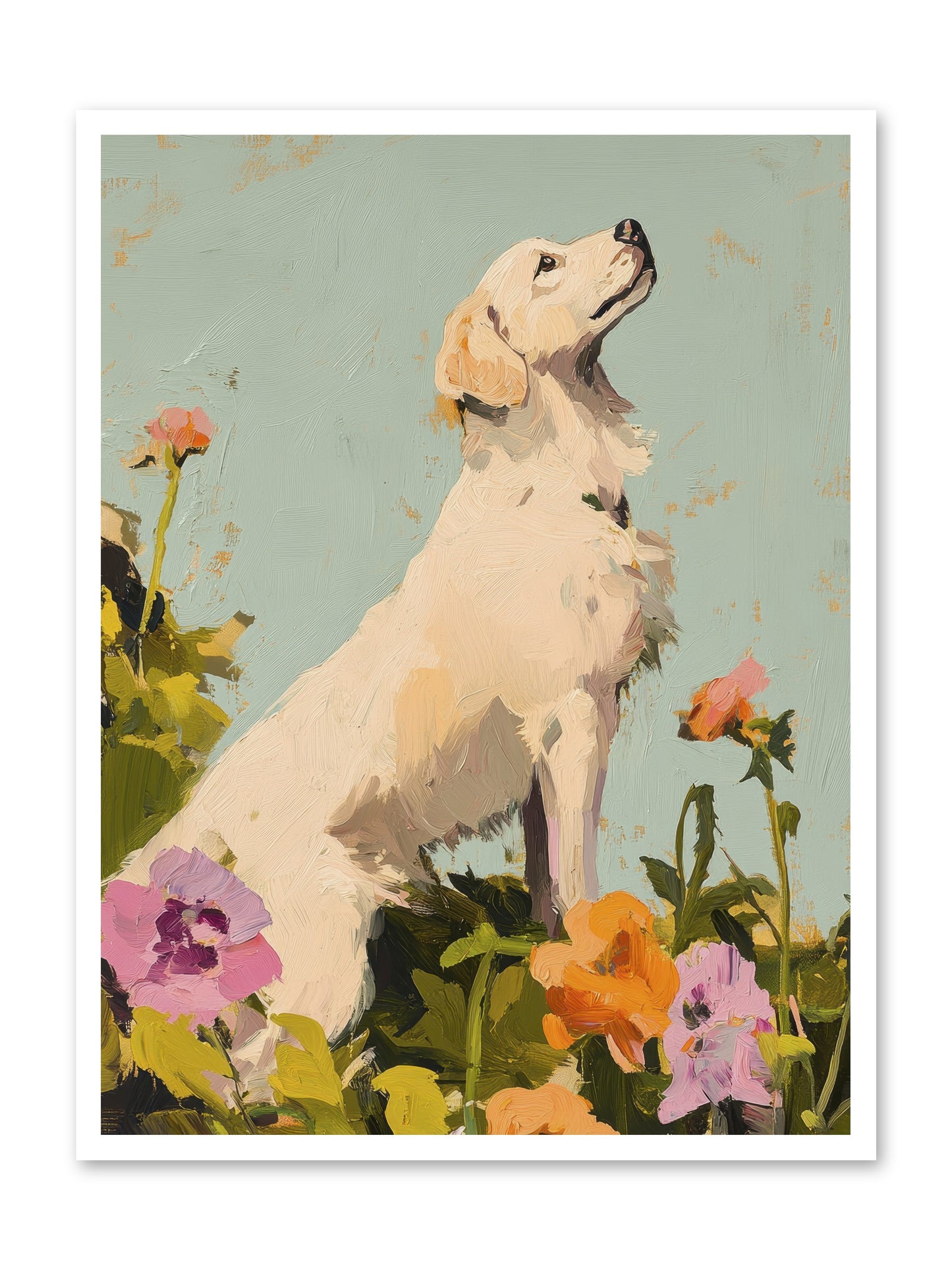 Petal Promenade -- Loose Canvas Print 30x40