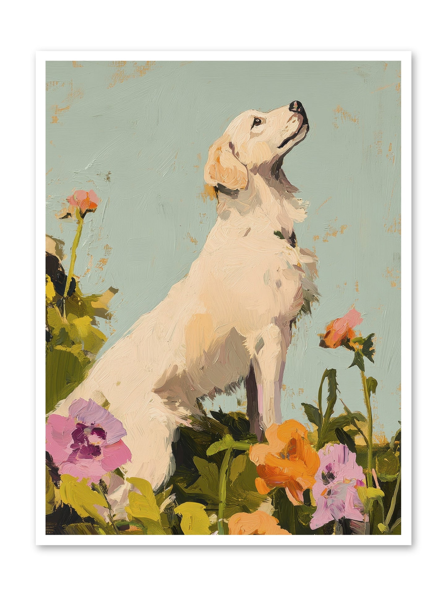 Petal Promenade -- Loose Canvas Print 36x48