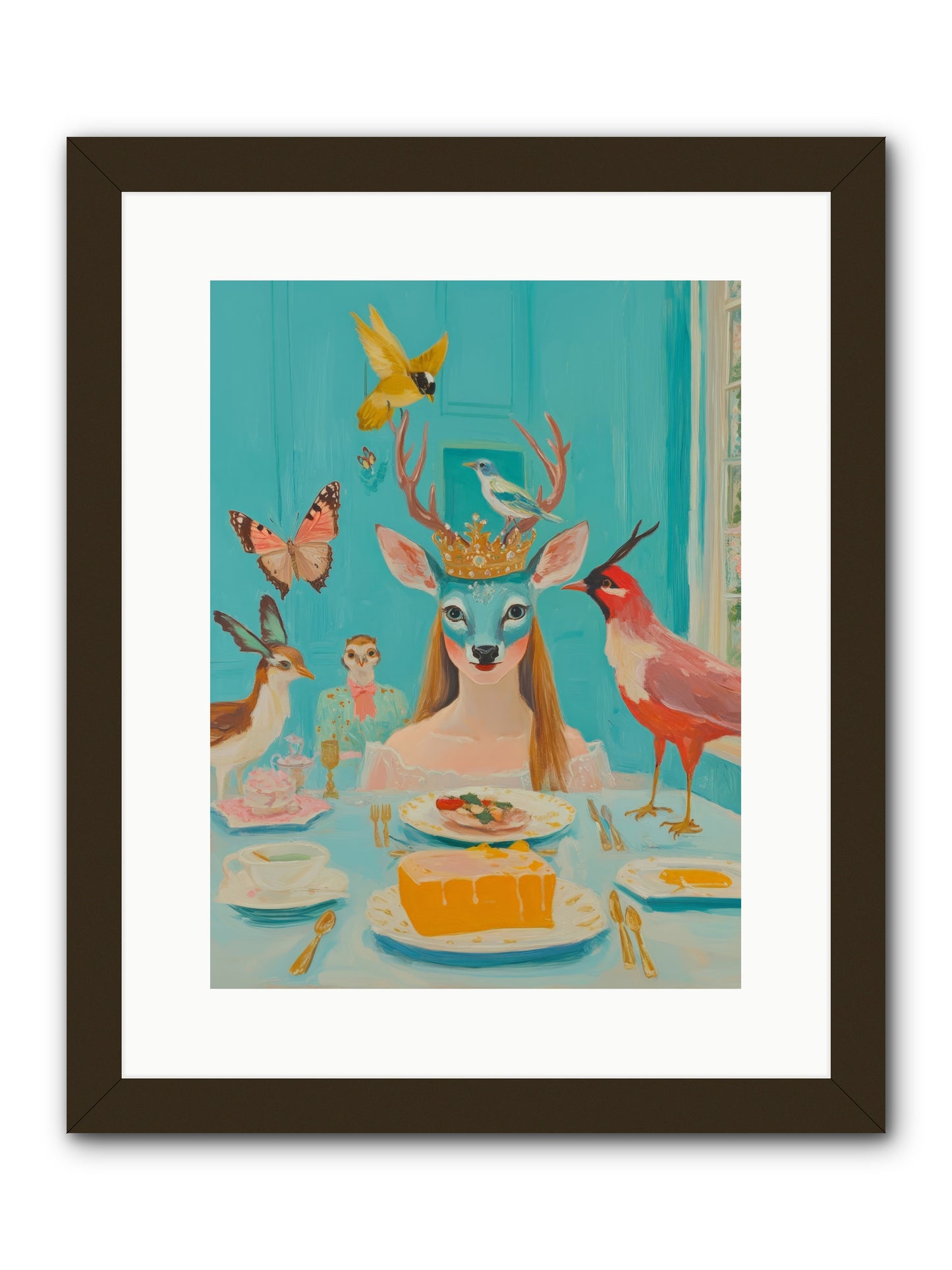 Petal Watch MagicRez2 -- Framed Print - Black 12x16