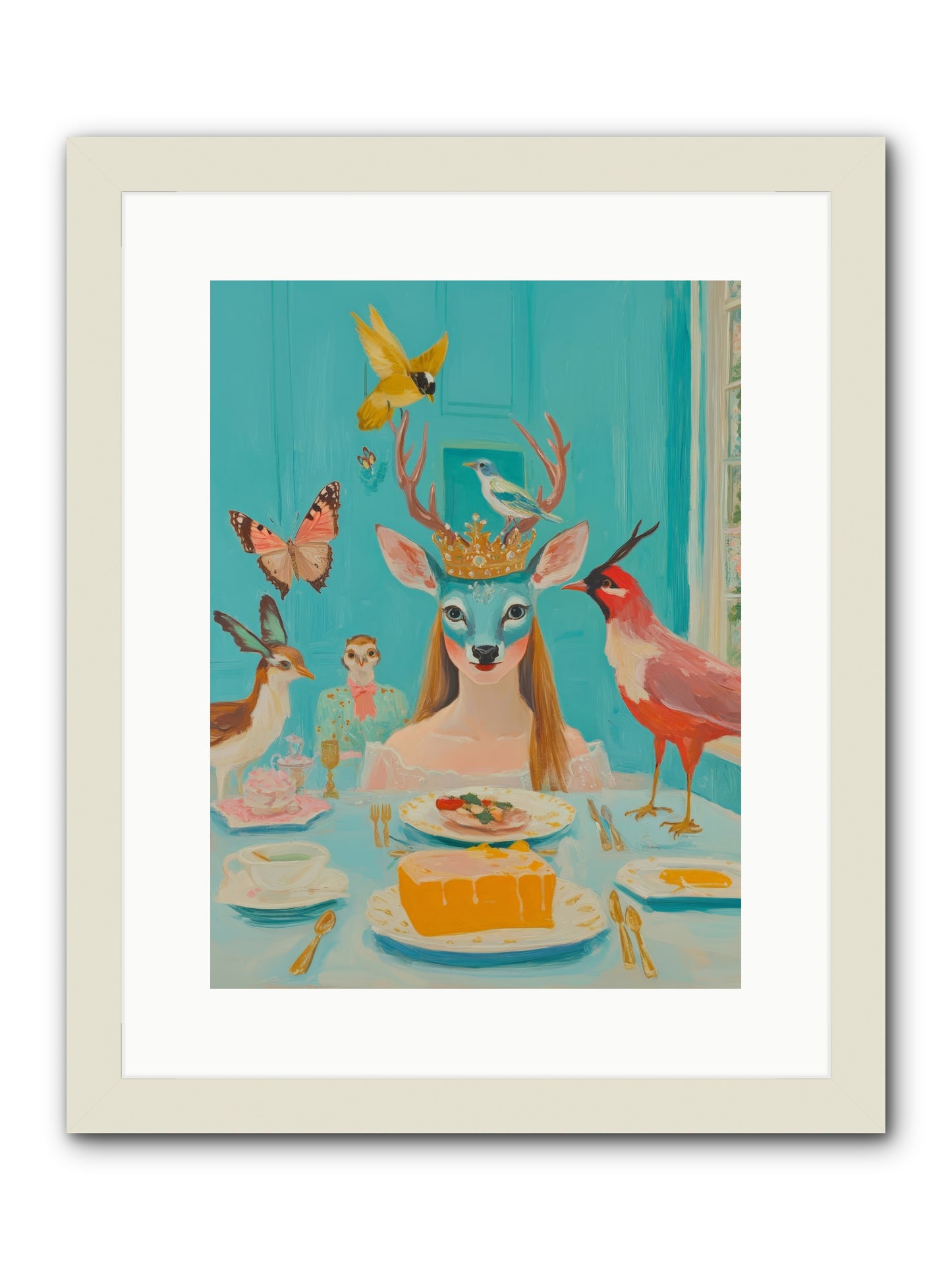 Petal Watch MagicRez2 -- Framed Print - White 12x16