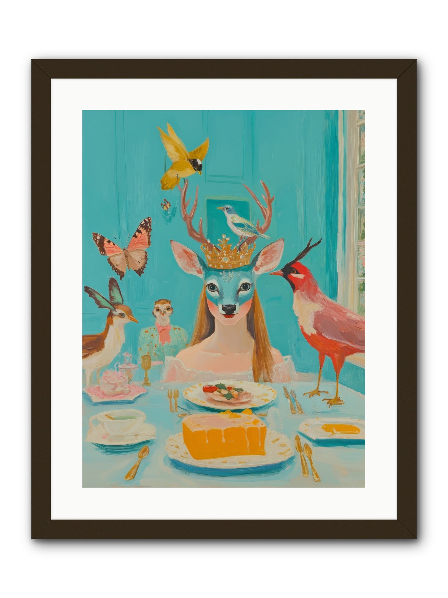 Petal Watch MagicRez2 -- Framed Print - Black 18x24