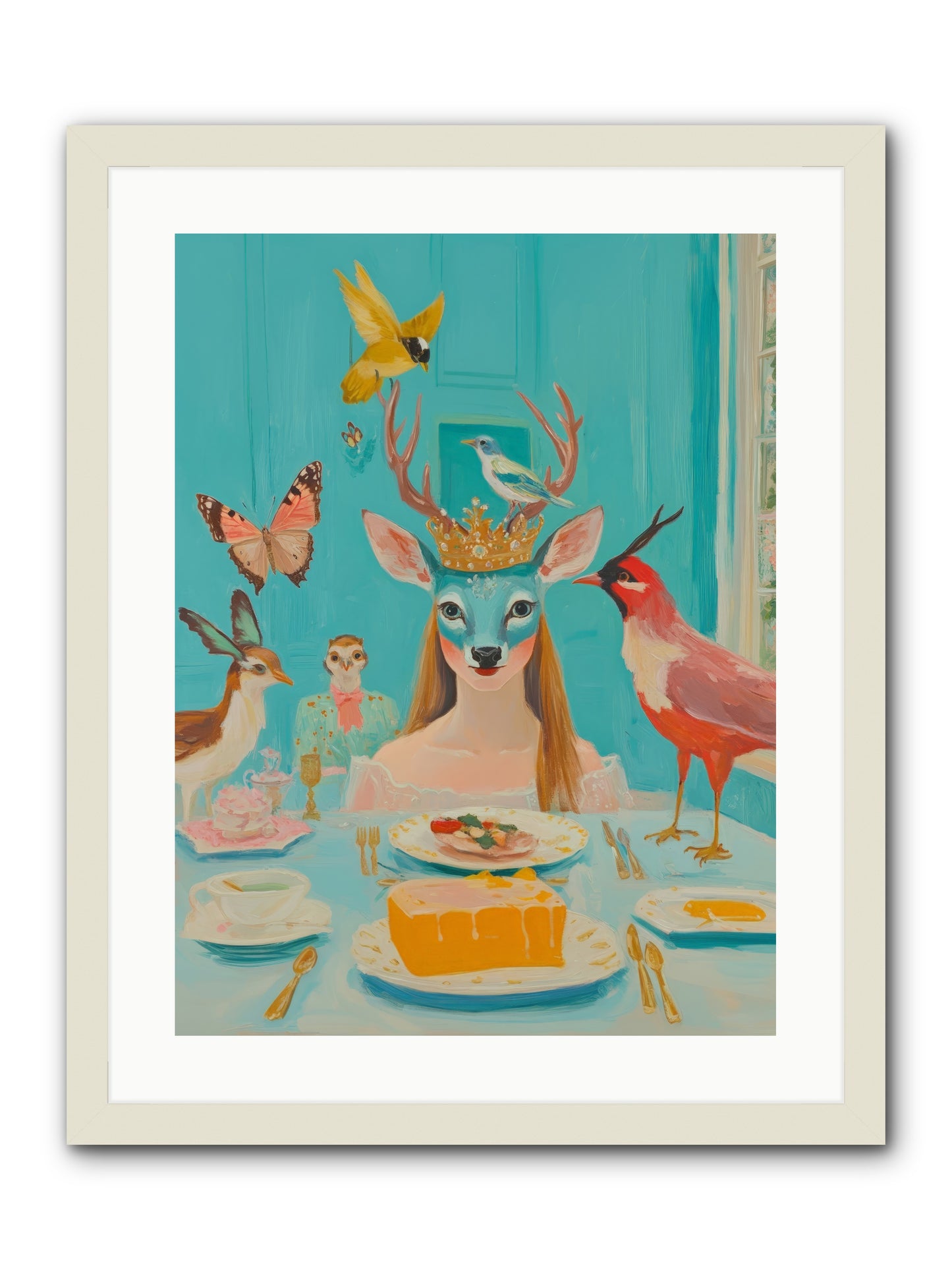 Petal Watch MagicRez2 -- Framed Print - White 18x24