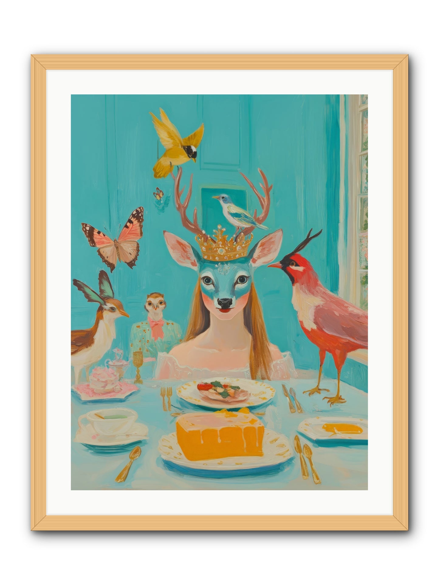 Petal Watch MagicRez2 -- Framed Print - Natural 24x32