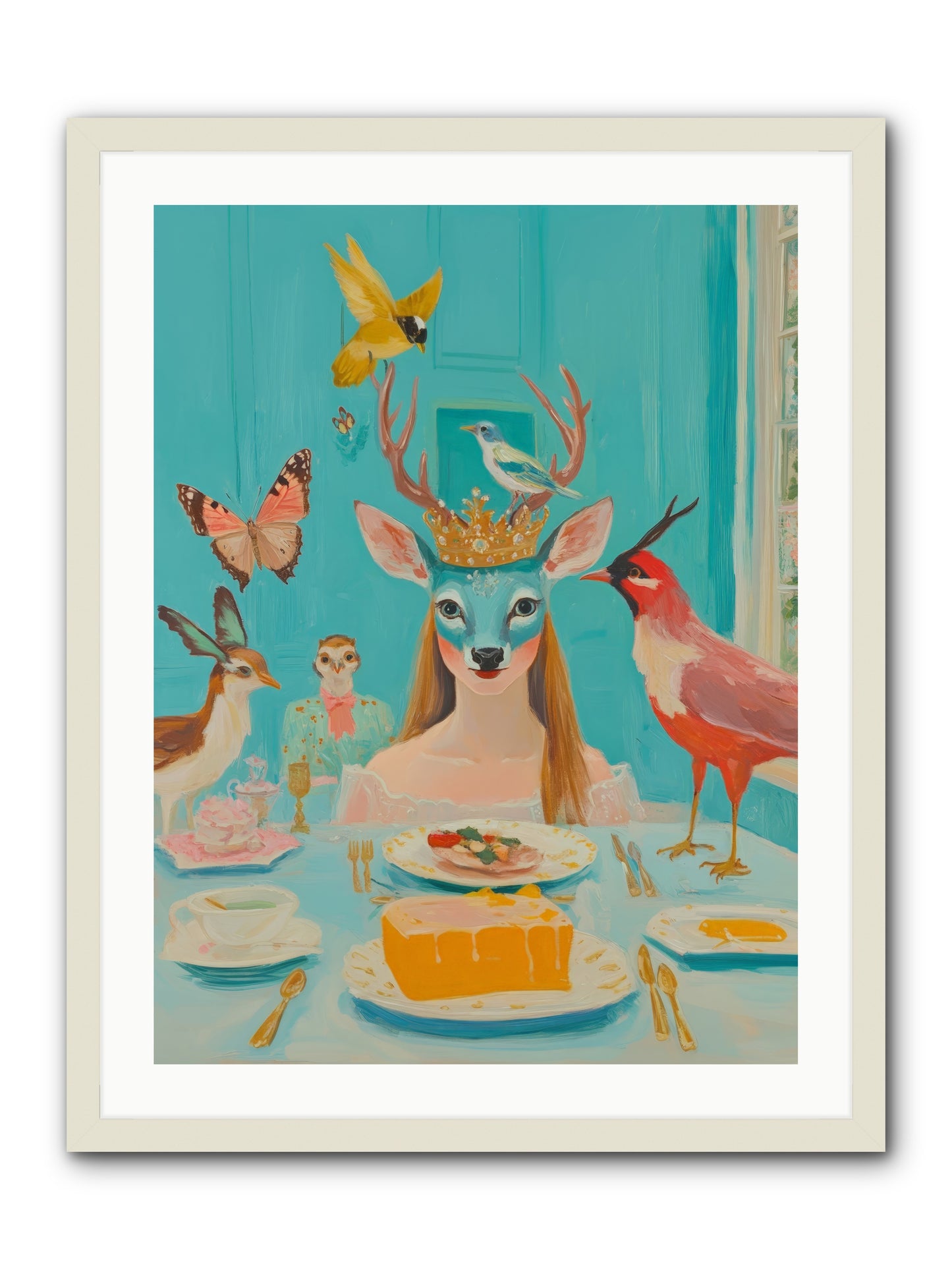 Petal Watch MagicRez2 -- Framed Print - White 24x32