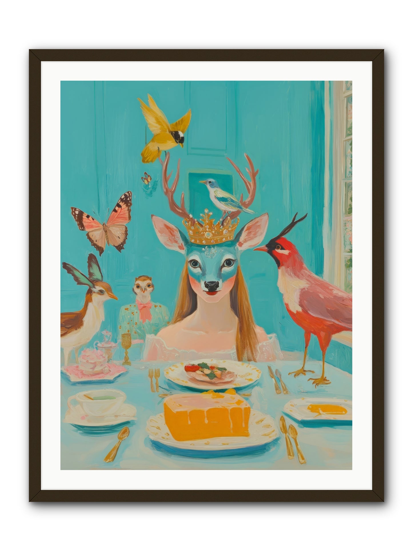 Petal Watch MagicRez2 -- Framed Print - Black 30x40