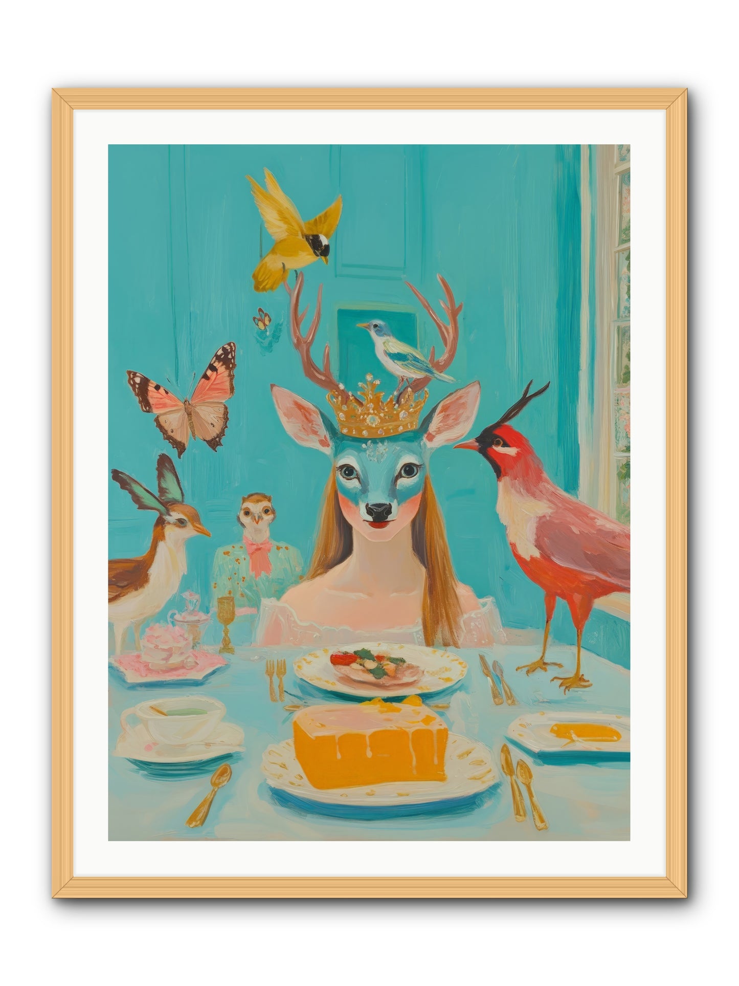 Petal Watch MagicRez2 -- Framed Print - Natural 30x40