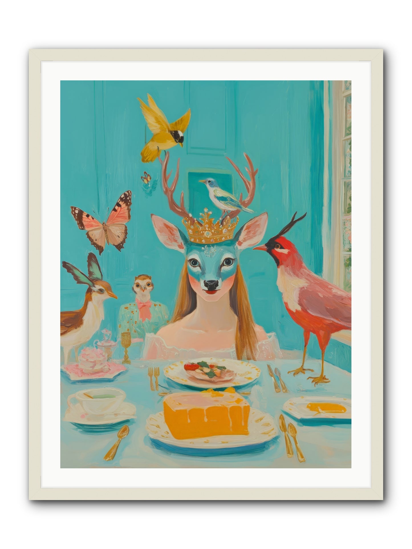 Petal Watch MagicRez2 -- Framed Print - White 30x40
