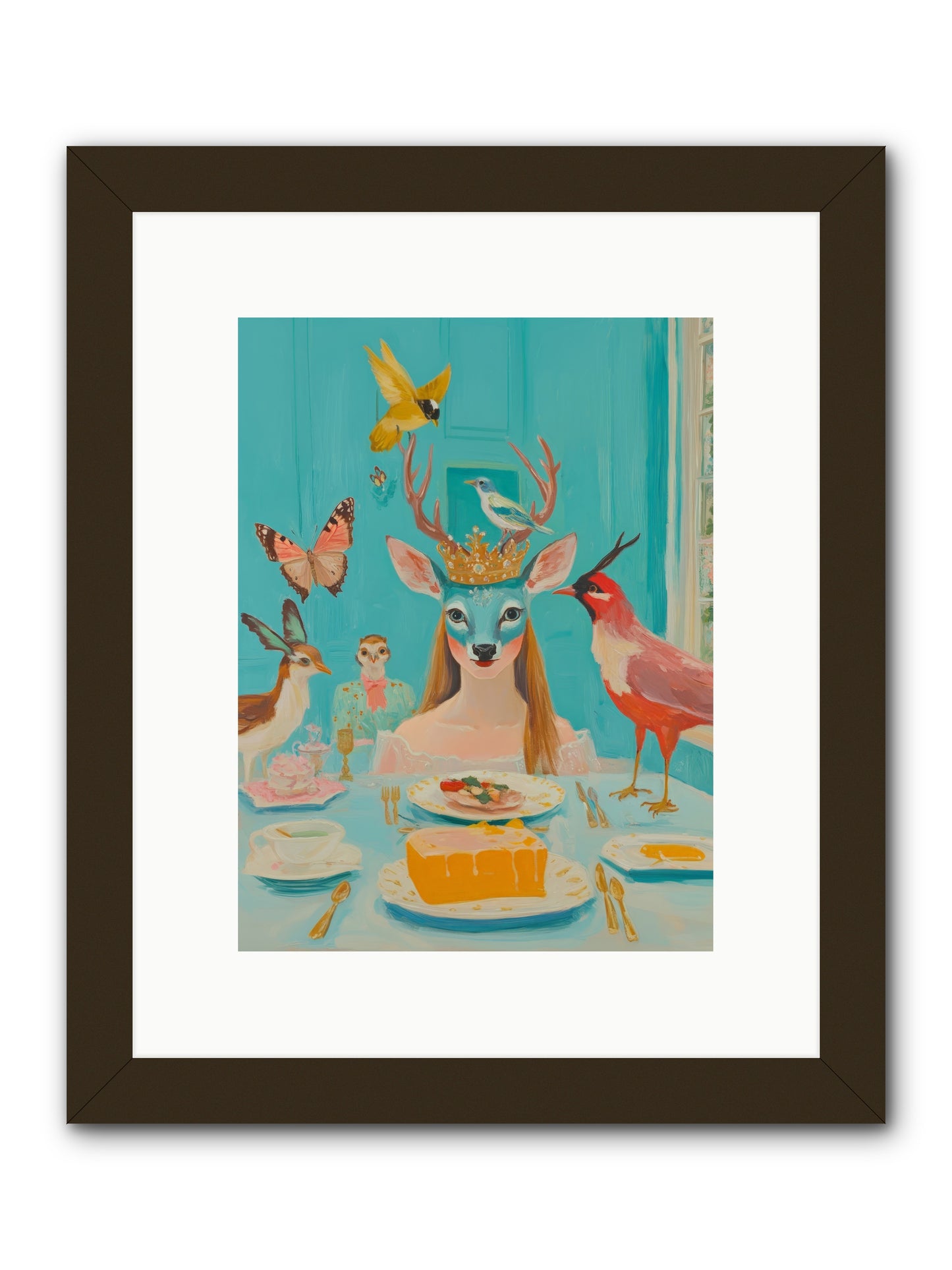 Petal Watch MagicRez2 -- Framed Print - Black 9x12