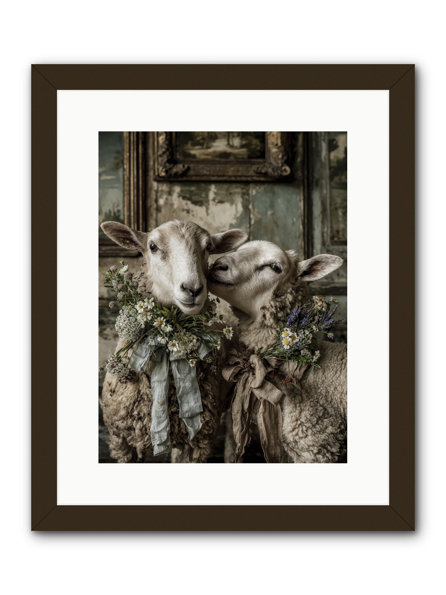 Petaled -- Framed Print - Black 12x16