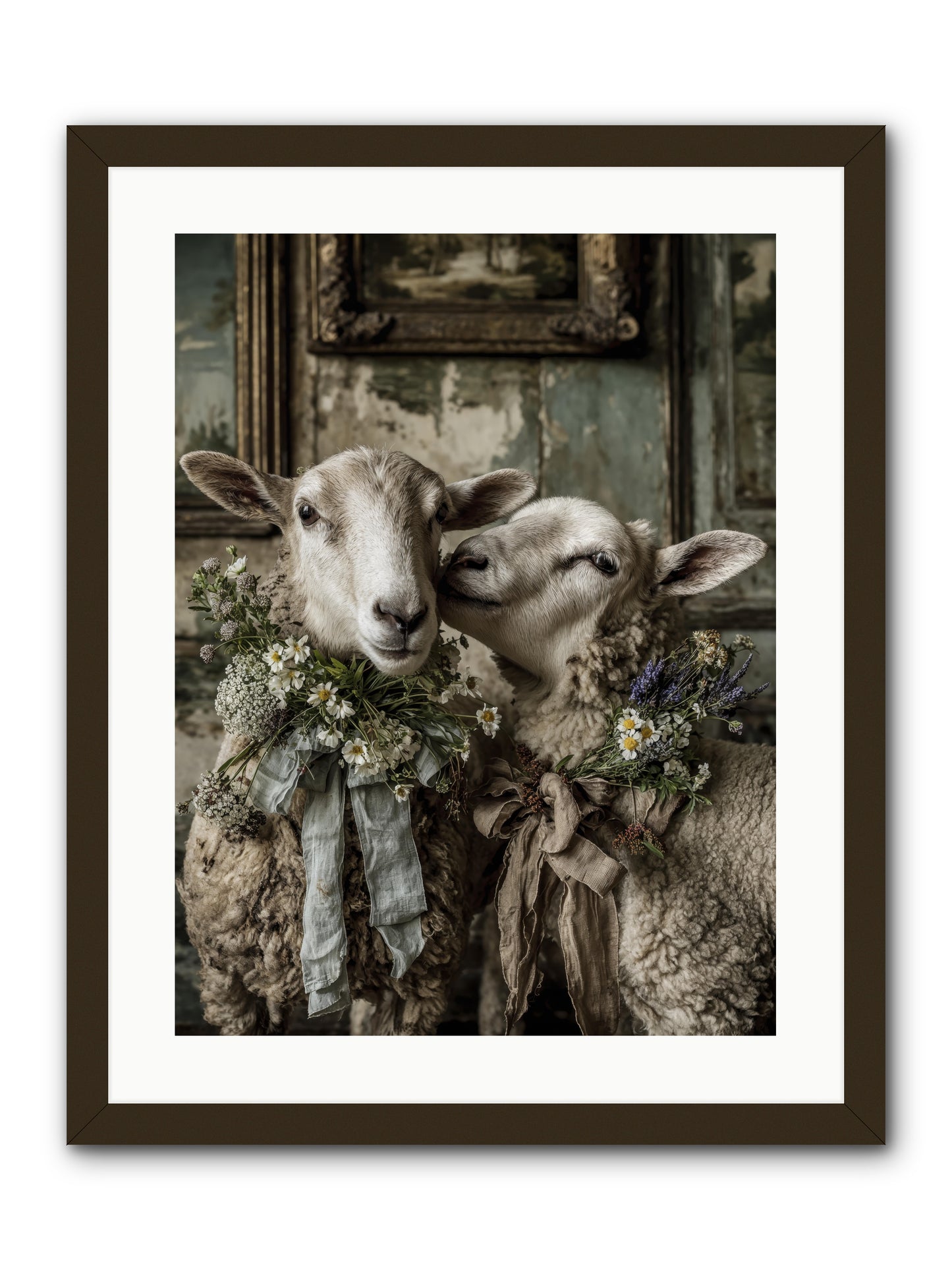 Petaled -- Framed Print - Black 18x24