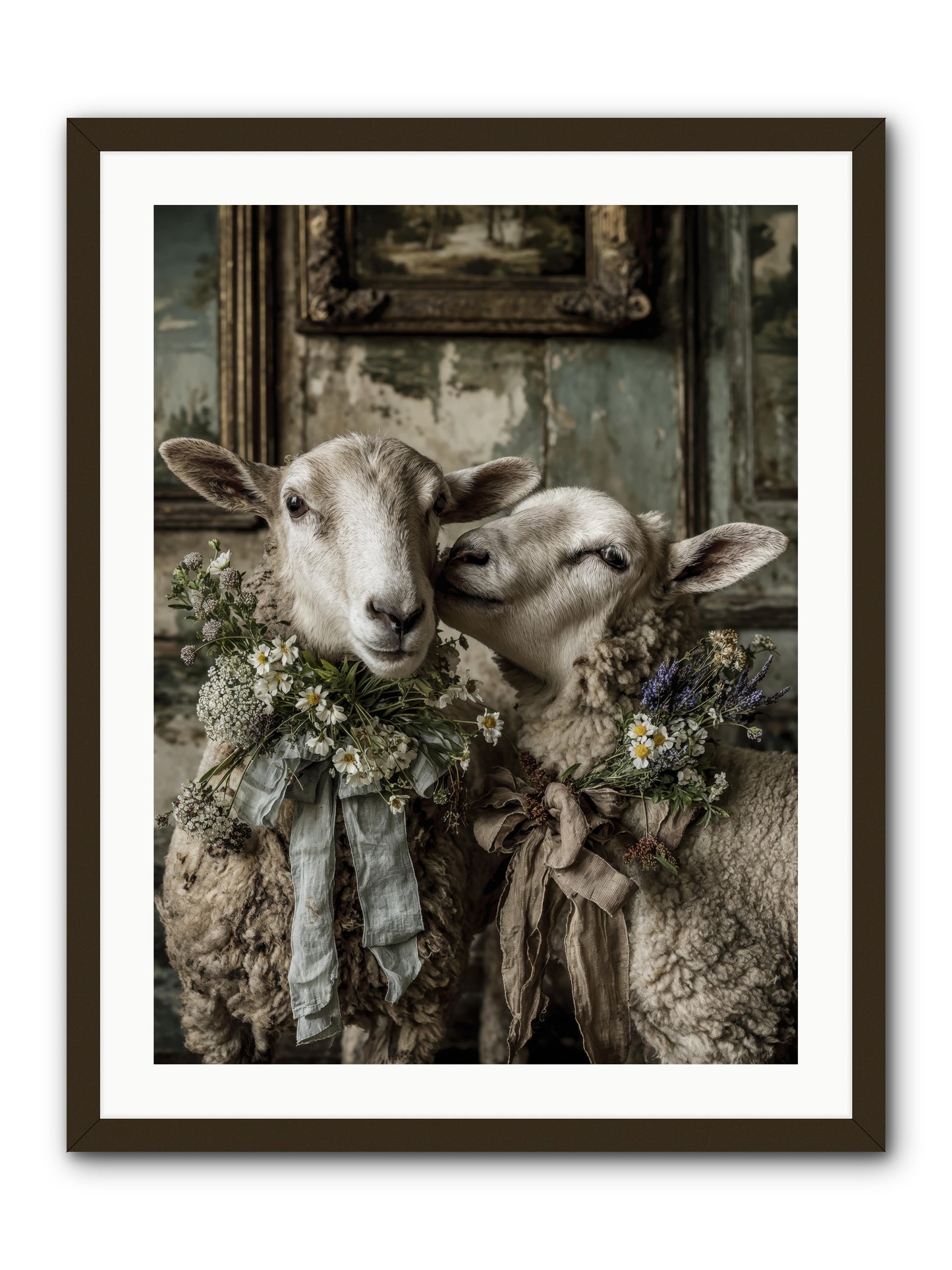 Petaled -- Framed Print - Black 24x32