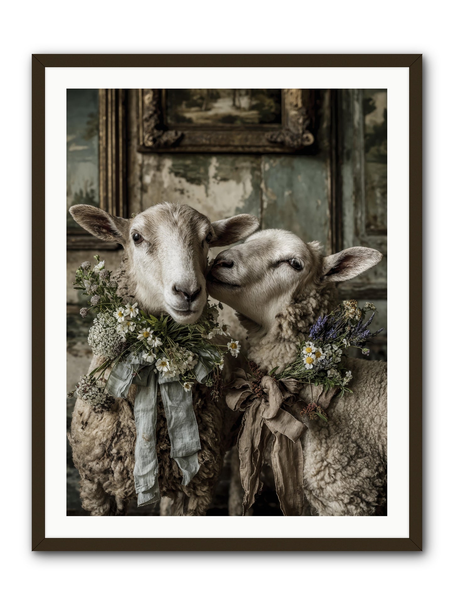 Petaled -- Framed Print - Black 30x40