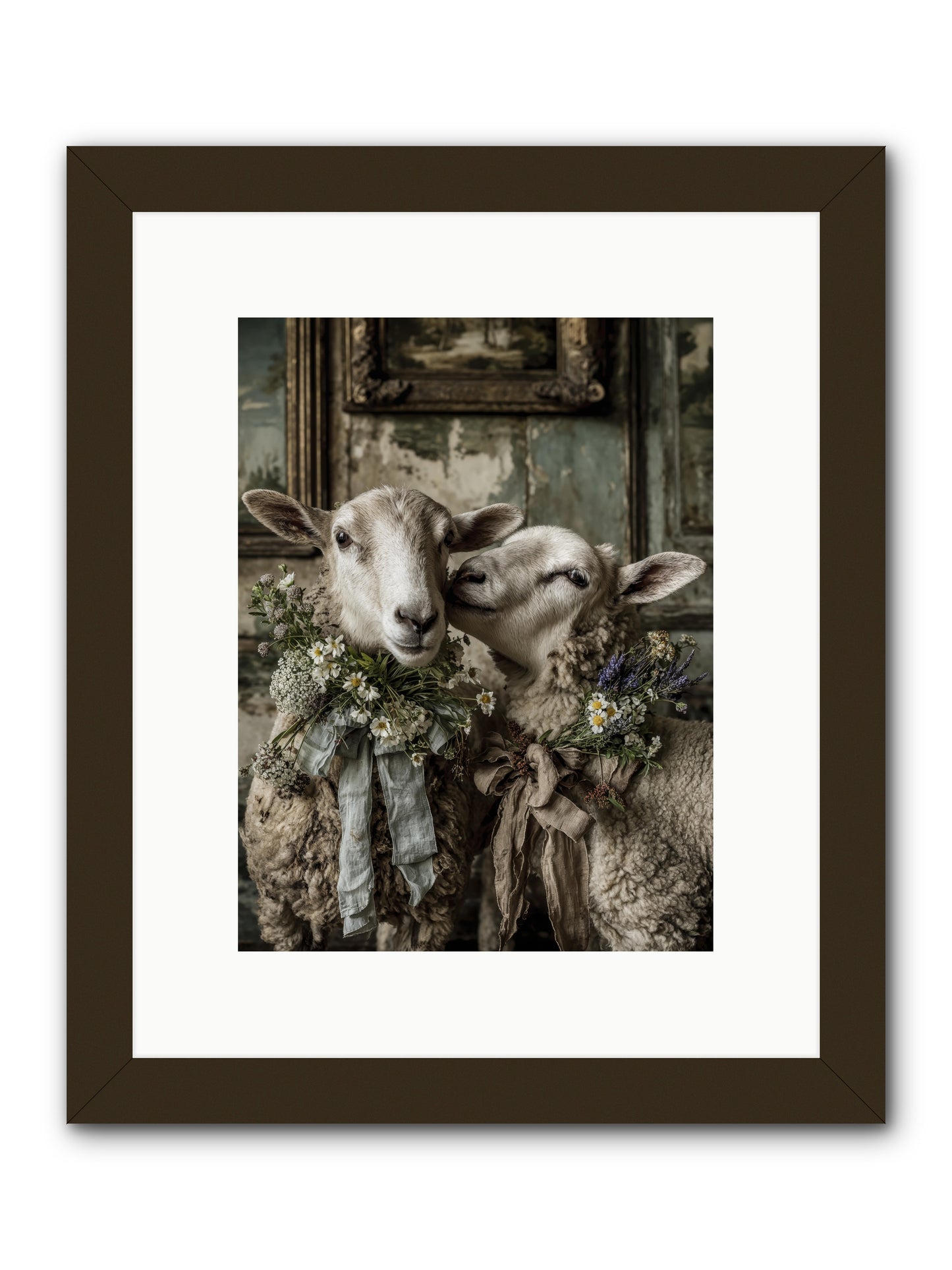 Petaled -- Framed Print - Black 9x12