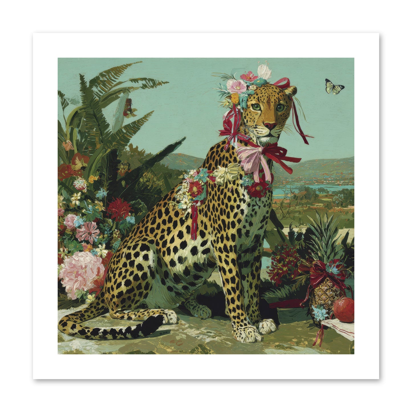 Petals Falling in Silence -- Loose Canvas Print 12x12