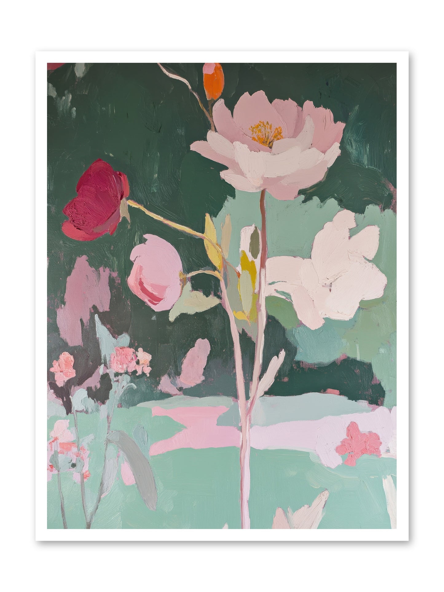 Petals In Pirouette -- Paper Print 30x40