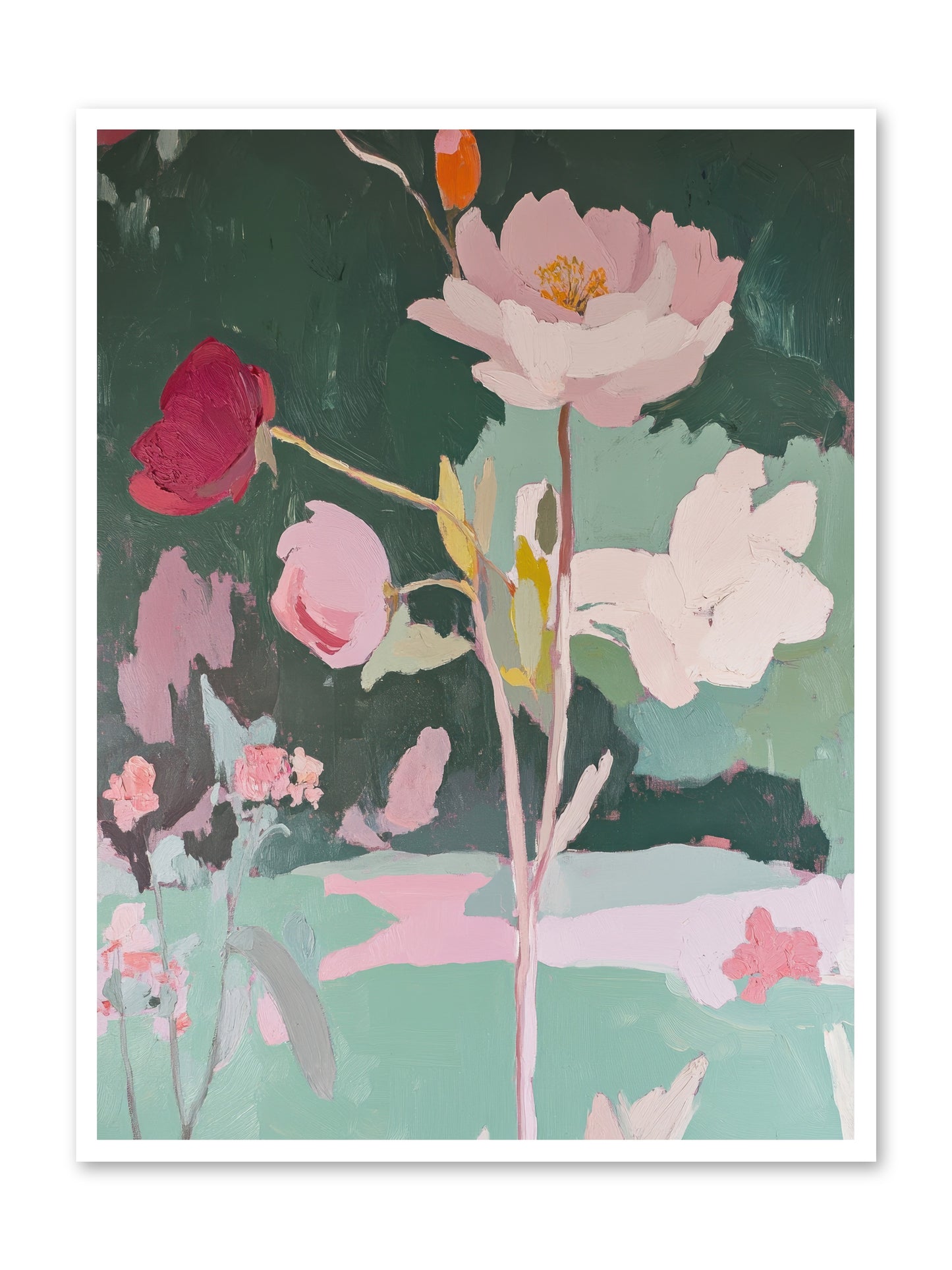 Petals In Pirouette -- Paper Print 36x48