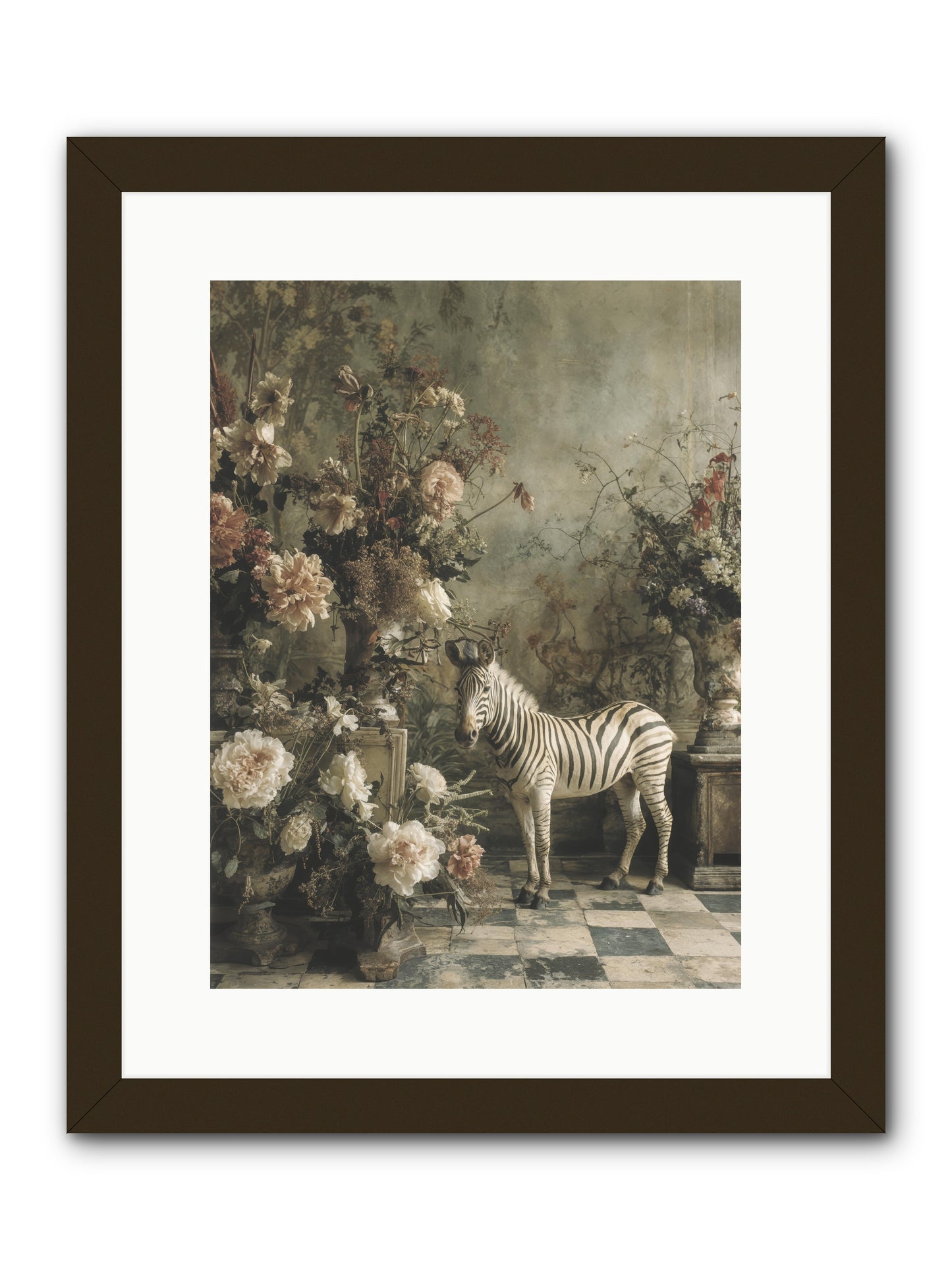 Petals and Possibilities -- Framed Print - Black 12x16