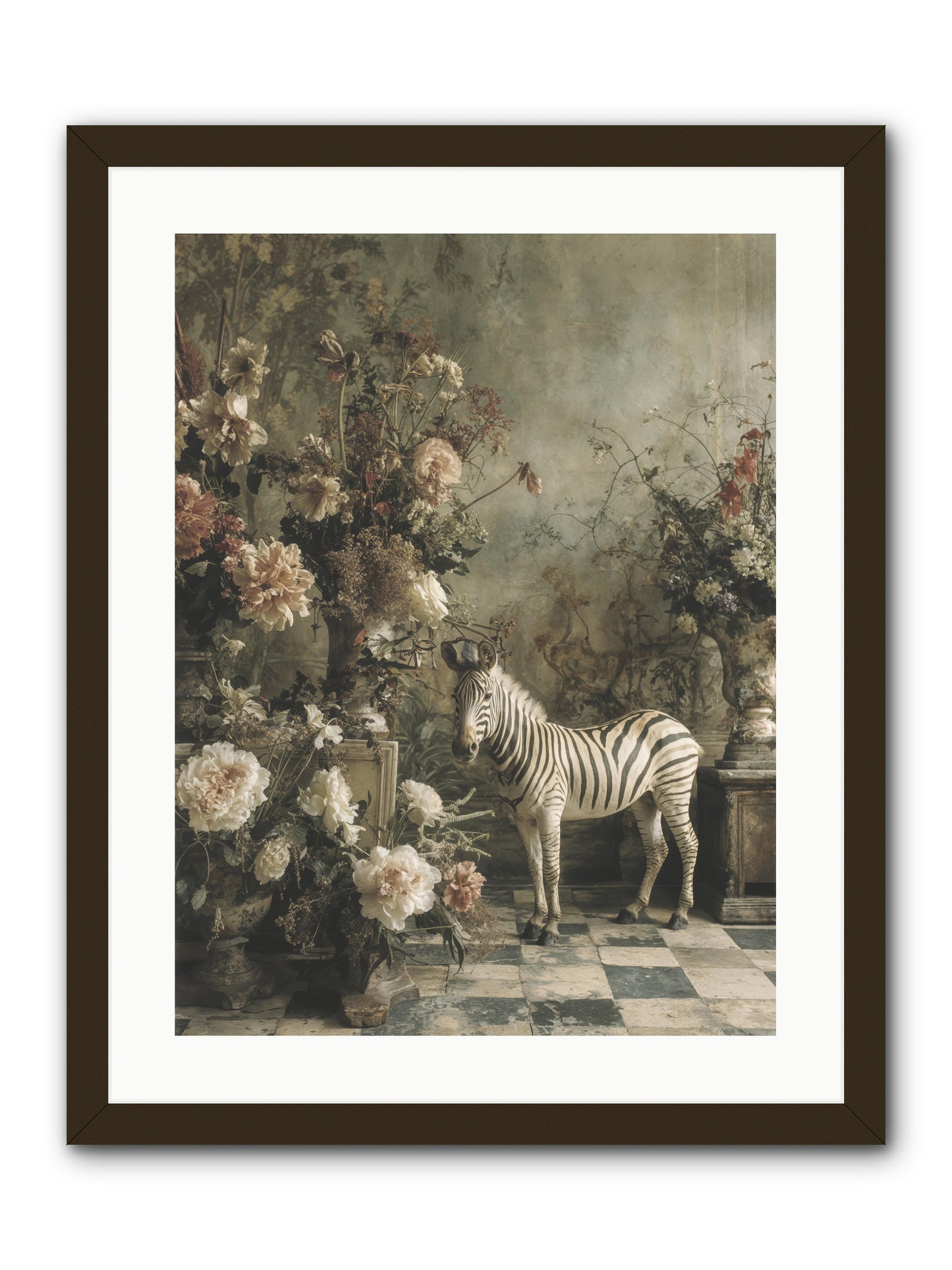 Petals and Possibilities -- Framed Print - Black 18x24