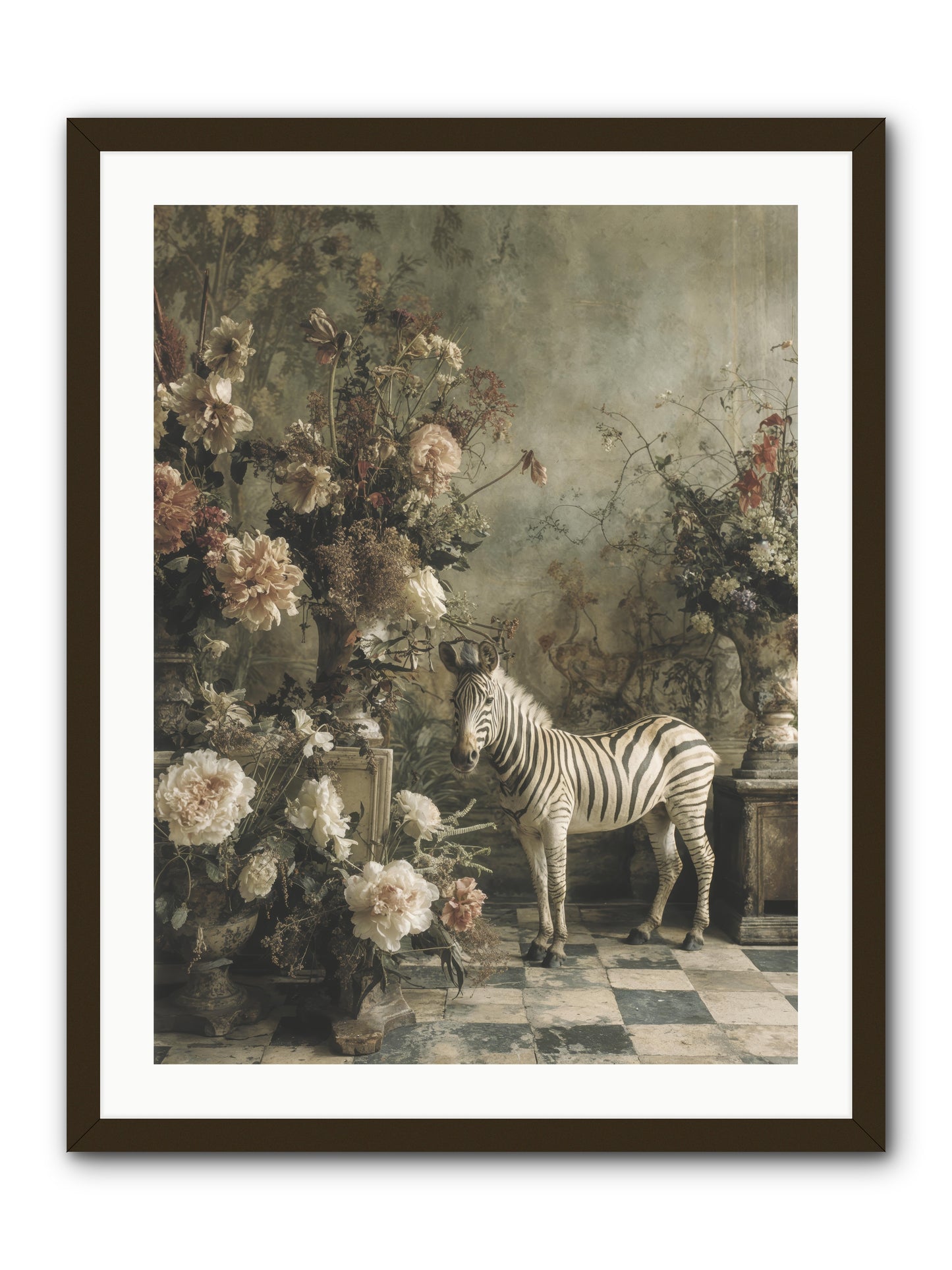 Petals and Possibilities -- Framed Print - Black 24x32