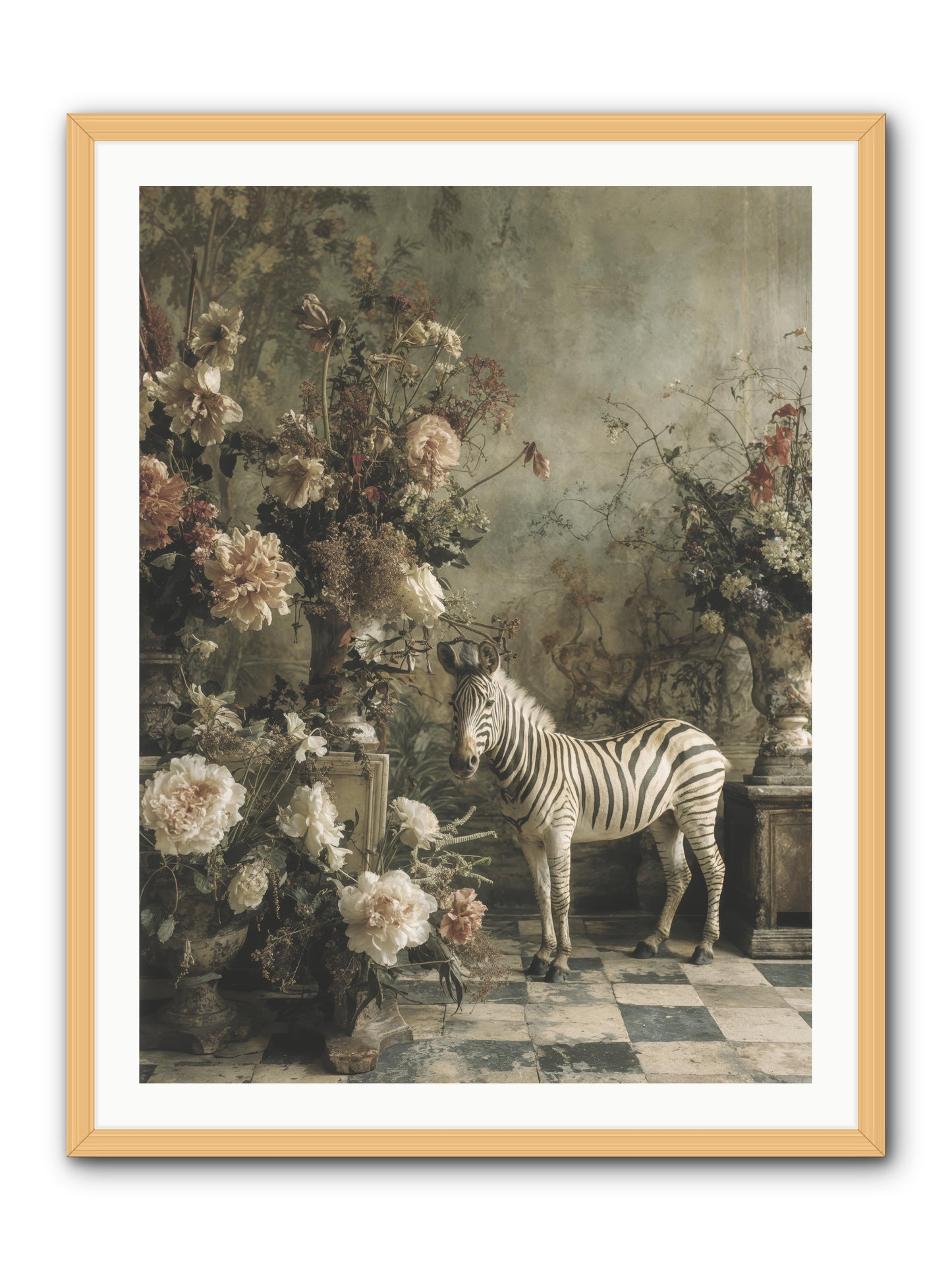 Petals and Possibilities -- Framed Print - Natural 30x40