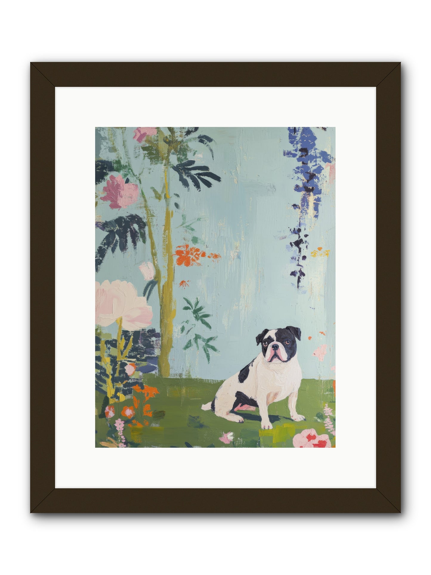 Petit Jardin Love -- Framed Print - Black 12x16