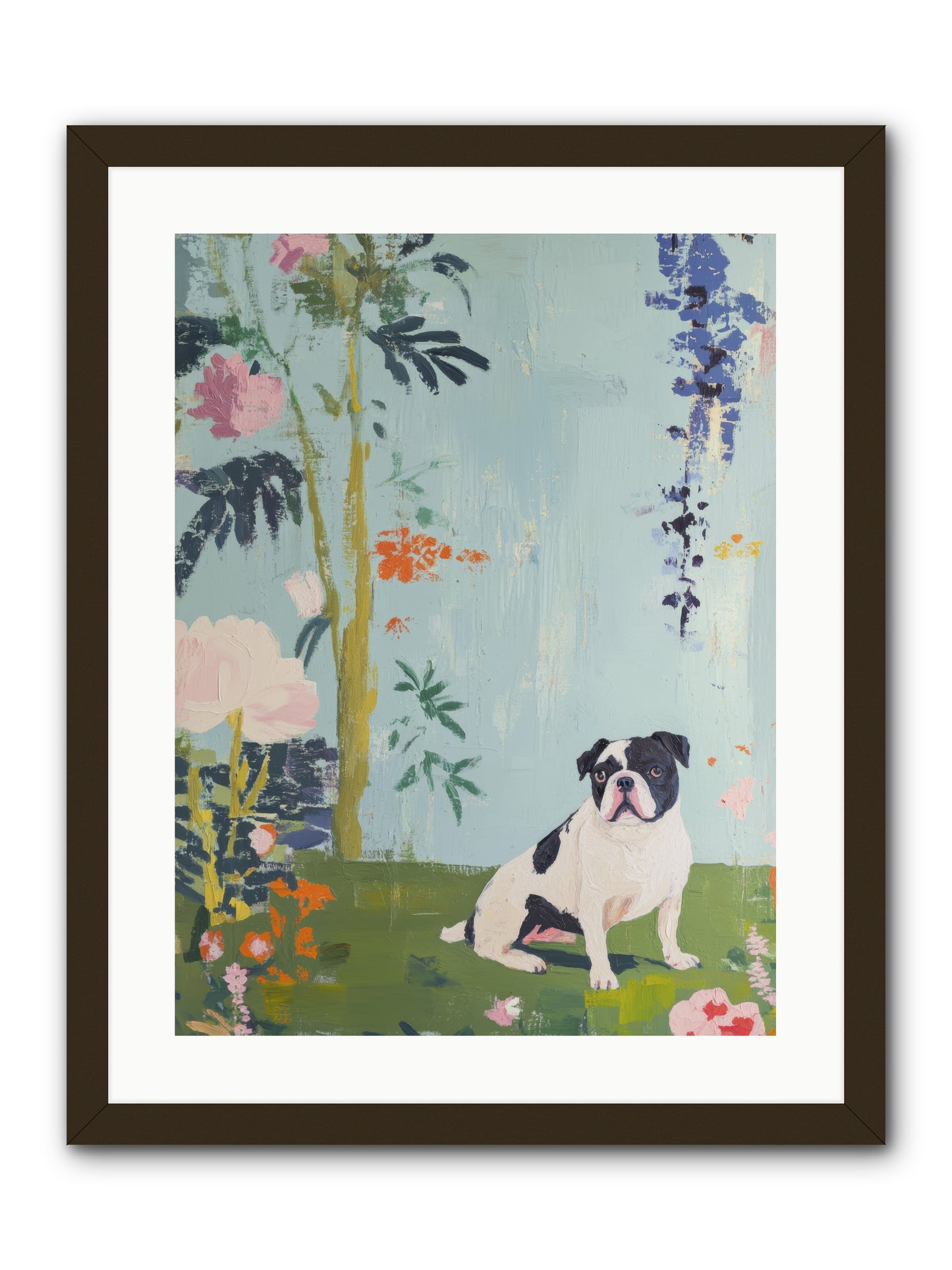 Petit Jardin Love -- Framed Print - Black 18x24