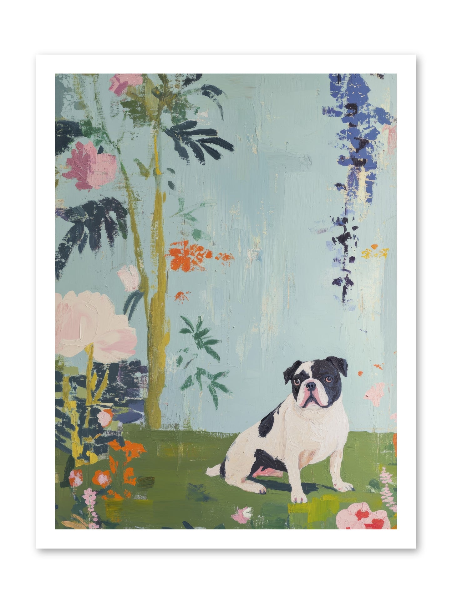 Petit Jardin Love -- Loose Canvas Print 18x24