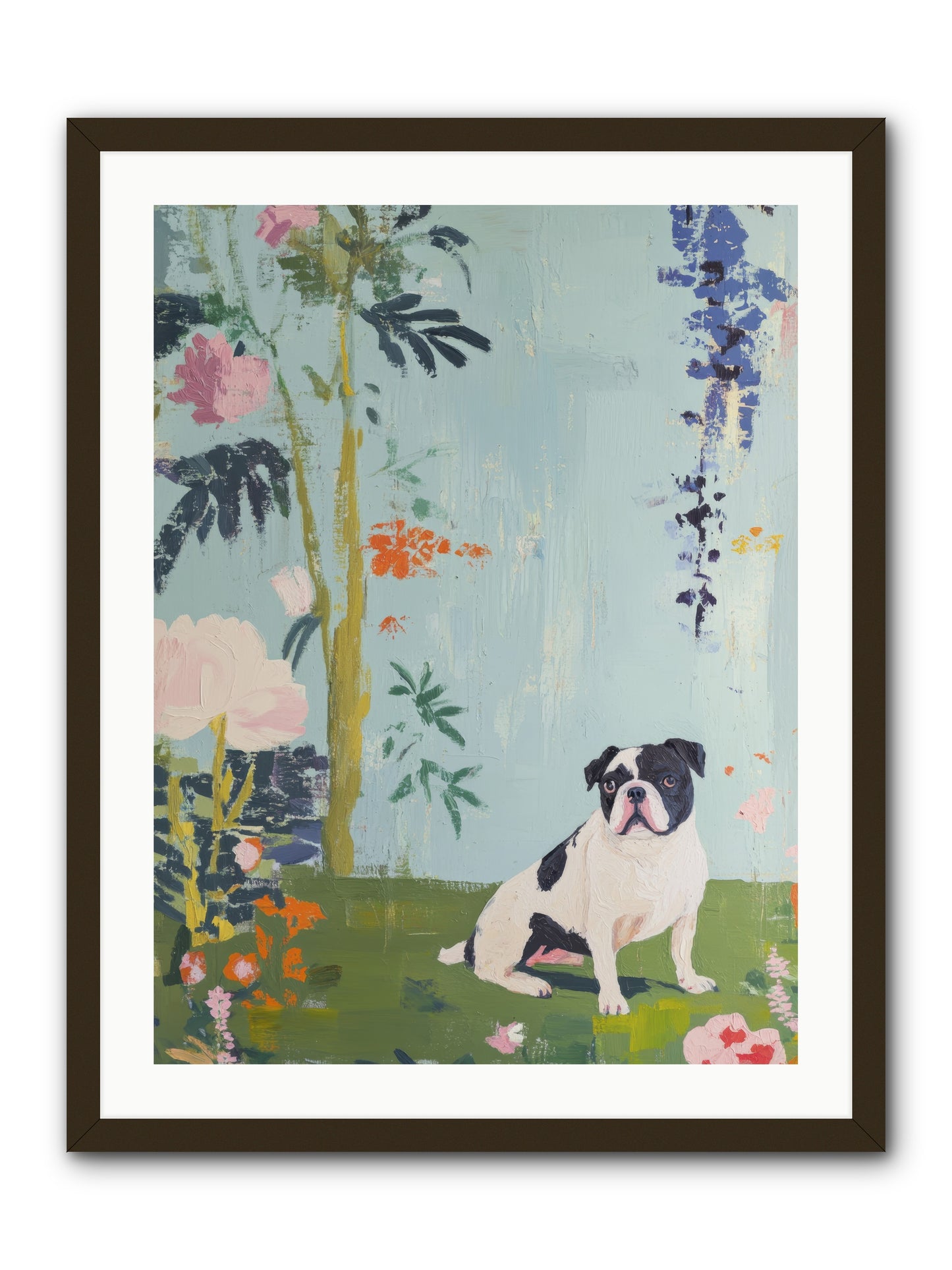 Petit Jardin Love -- Framed Print - Black 24x32